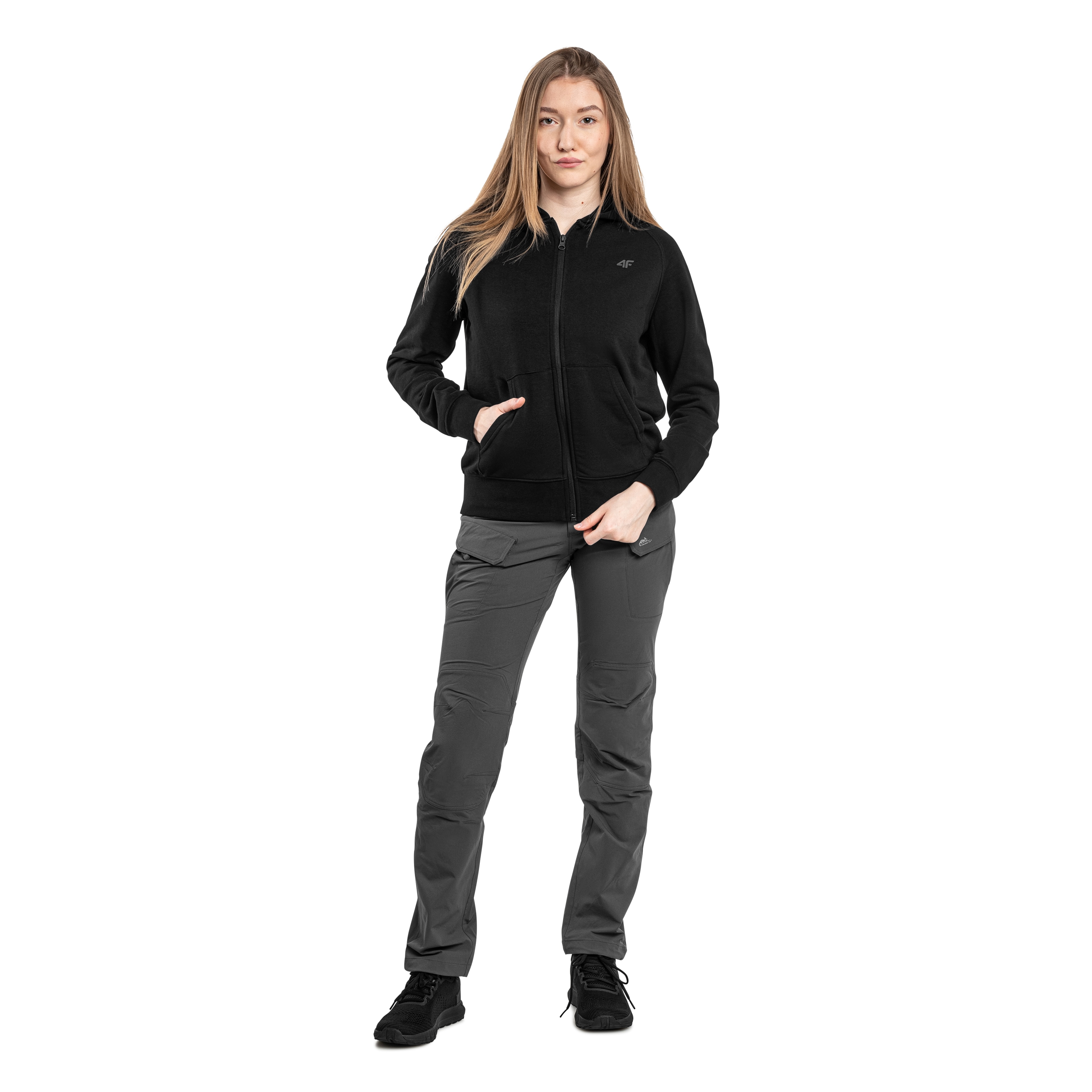 4F F1763 Women's Sweatshirt - Black