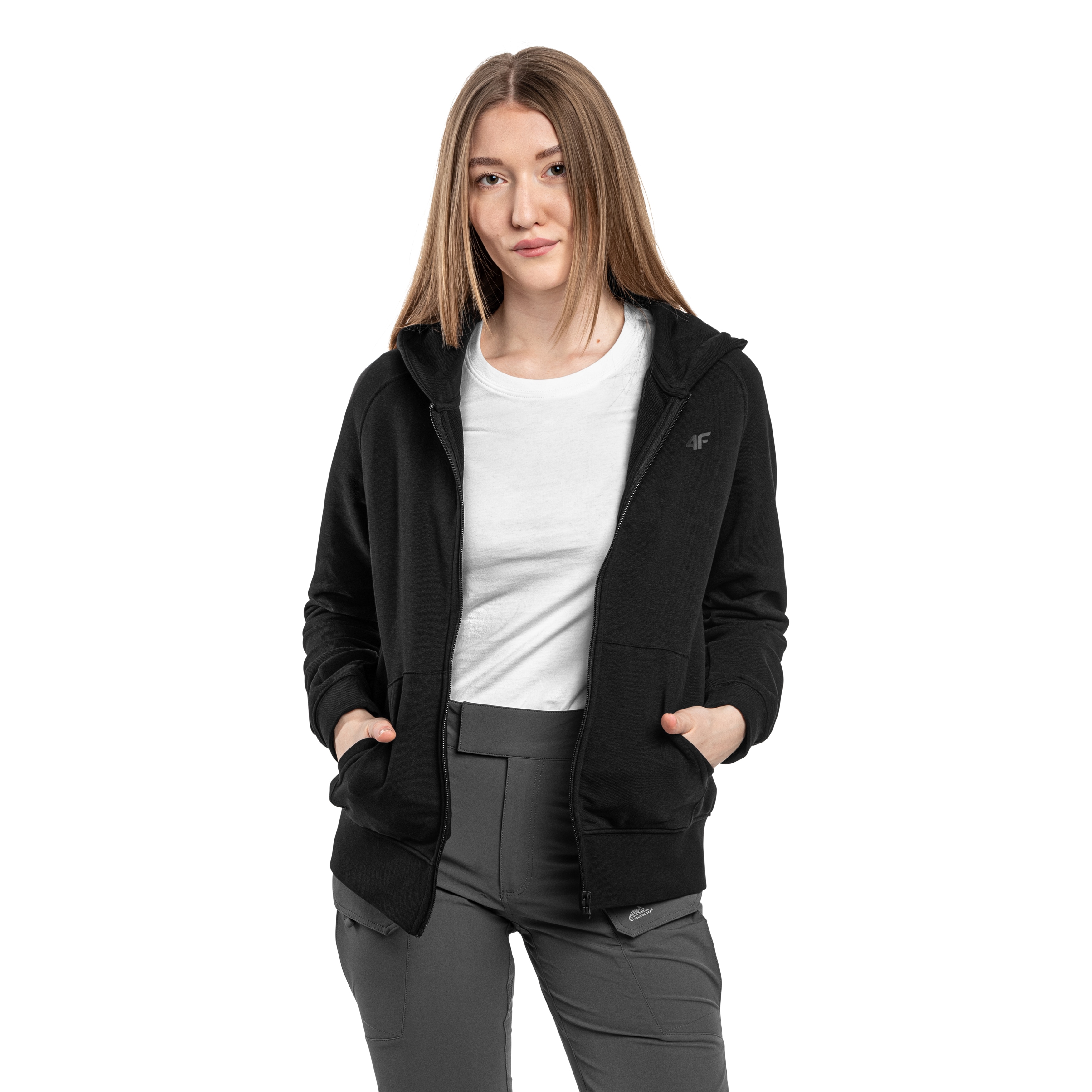 4F F1763 Women's Sweatshirt - Black