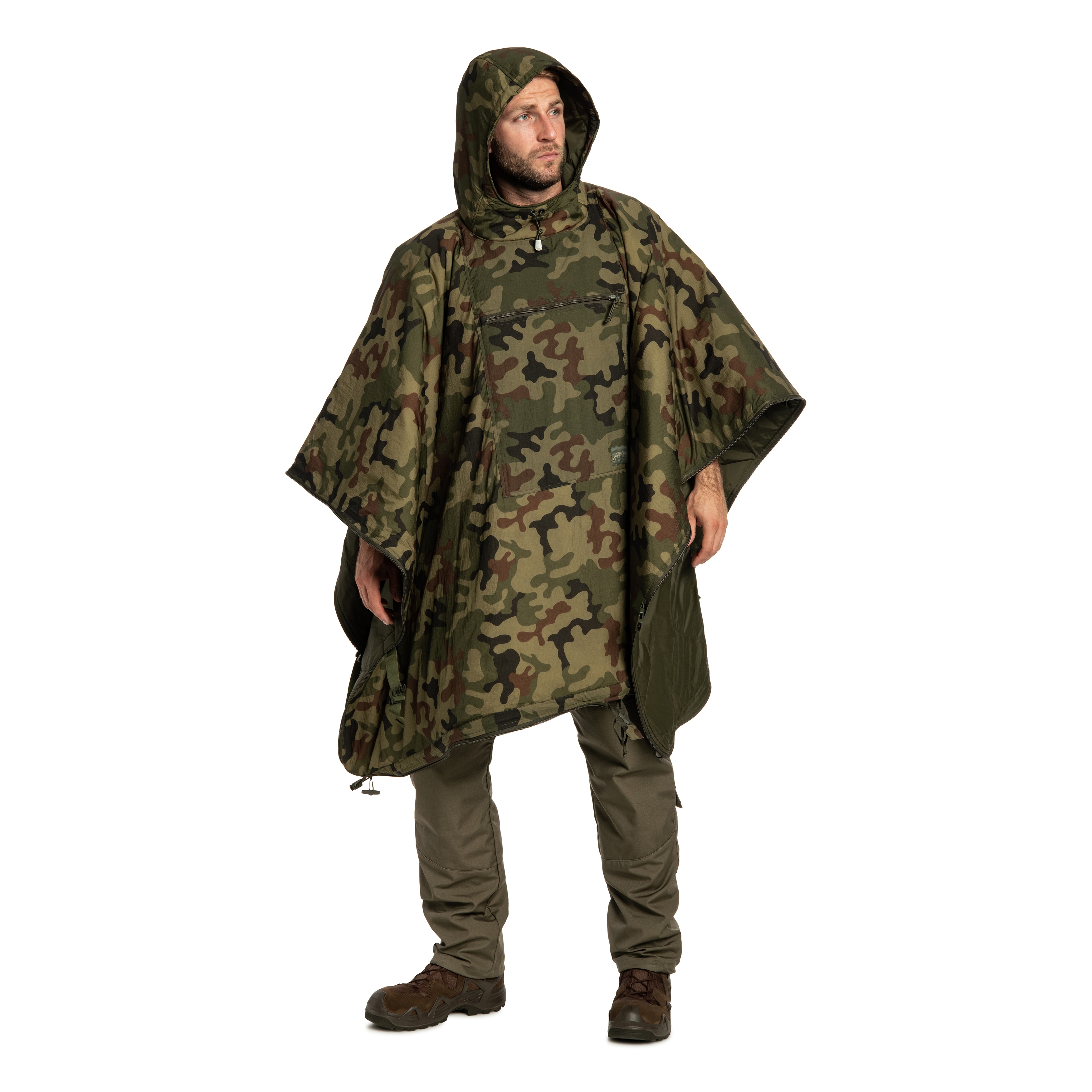 Helikon Swagman Roll Climashield Apex Poncho with sleeping bag function - wz.93 Pantera PL Woodland