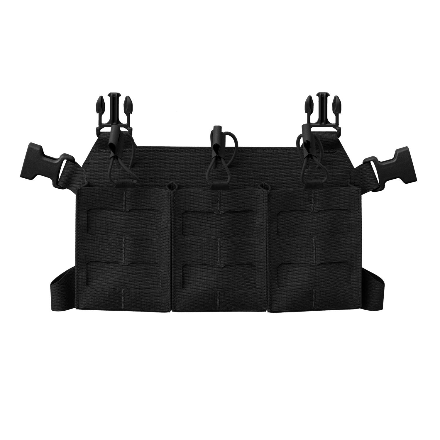 Direct Action Skeletonized Triple 417 Flap Pouch - Black