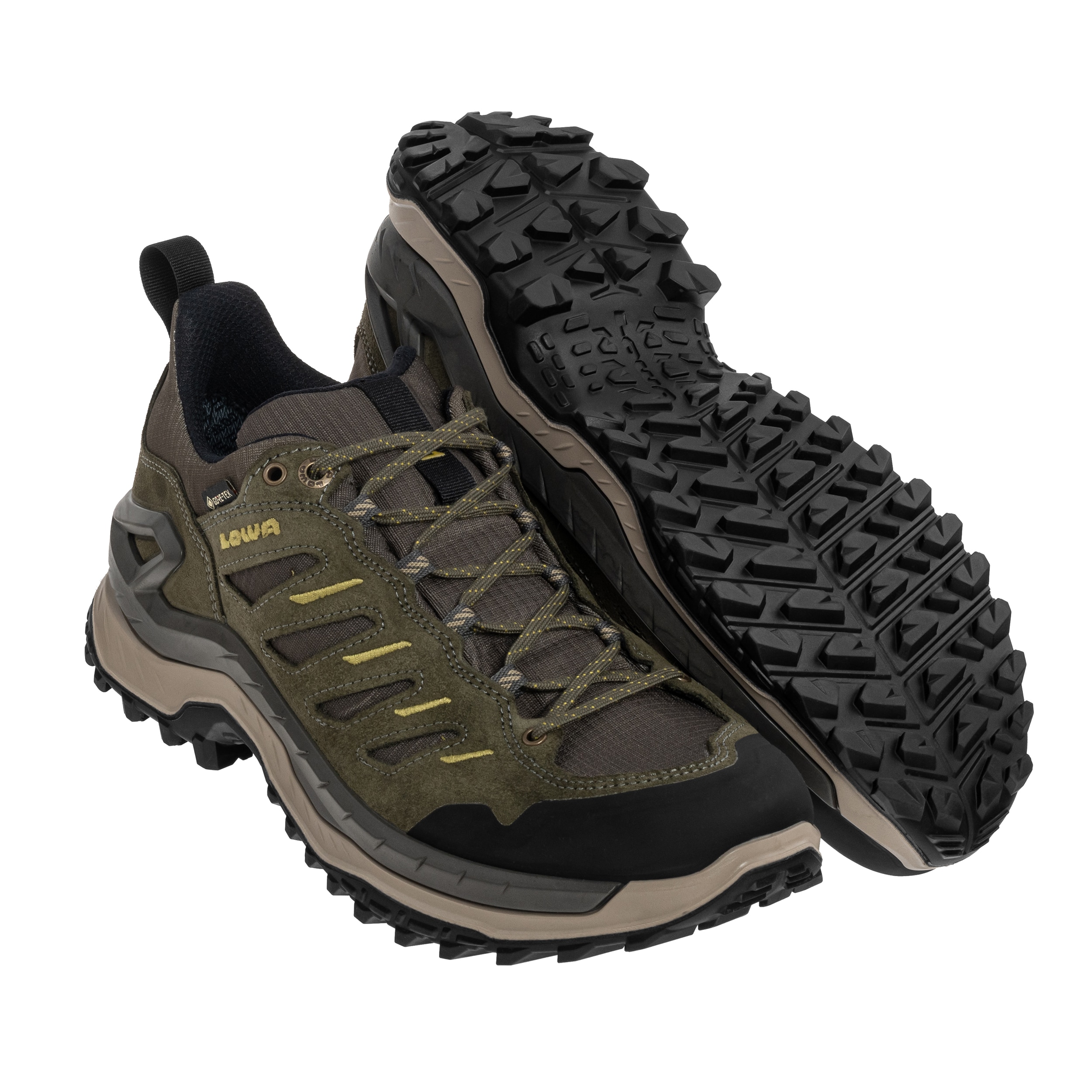 Lowa Innovo GTX Low Shoes - Olive/Amber Green