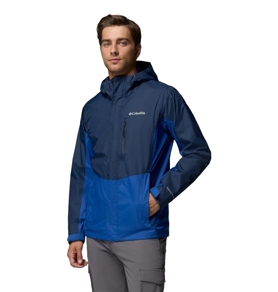 Columbia Pouring Adventure III Jacket - Collegiate Navy/Mountain Blue
