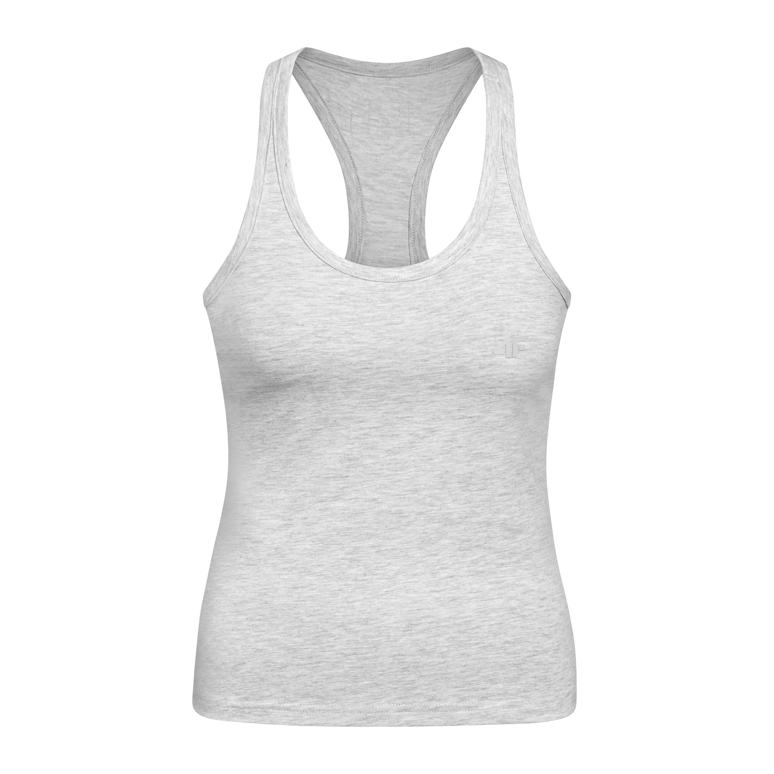 4F F124 Women's Tank Top - Cool Light Gray Melange