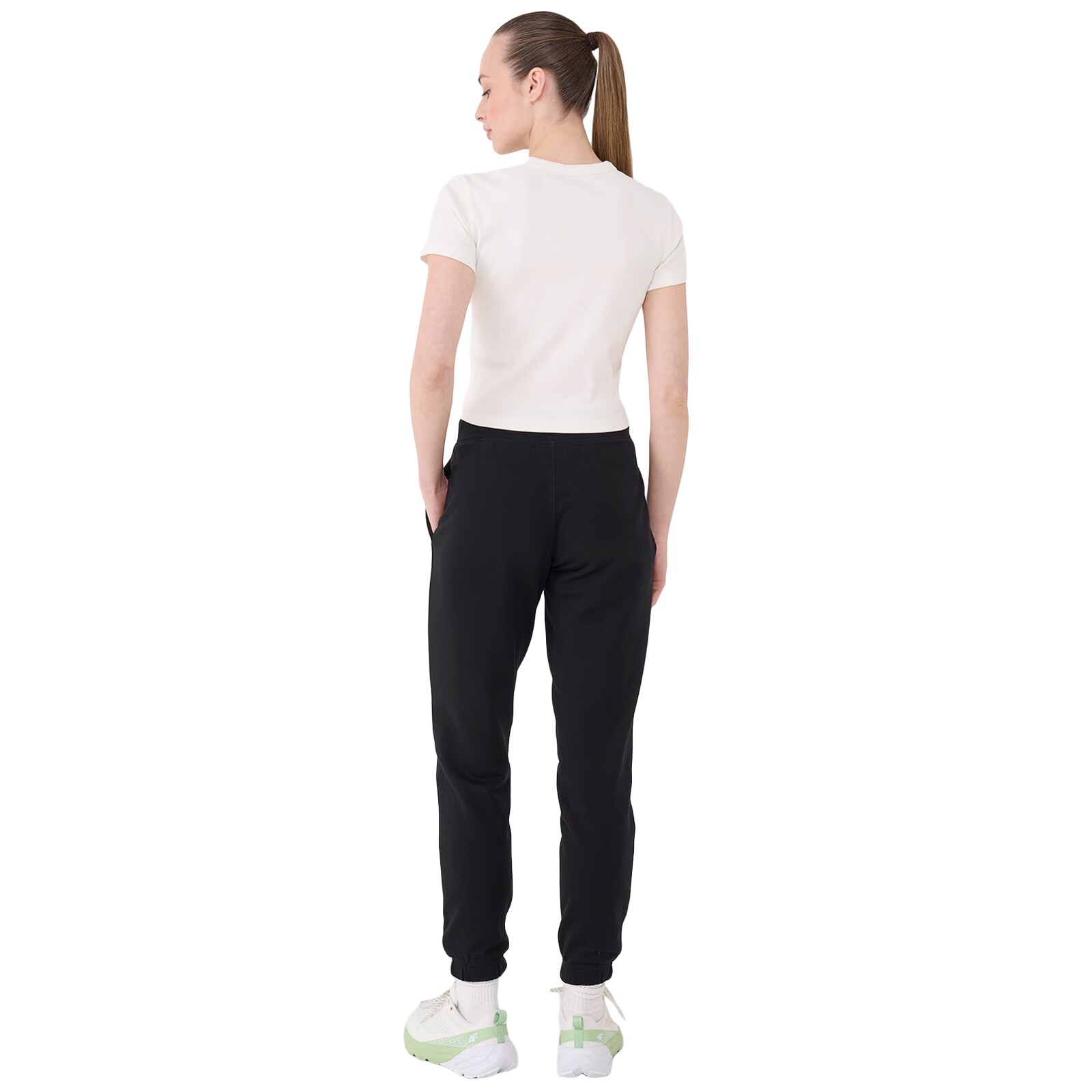 4F F1138 Women's Sweatpants - Black