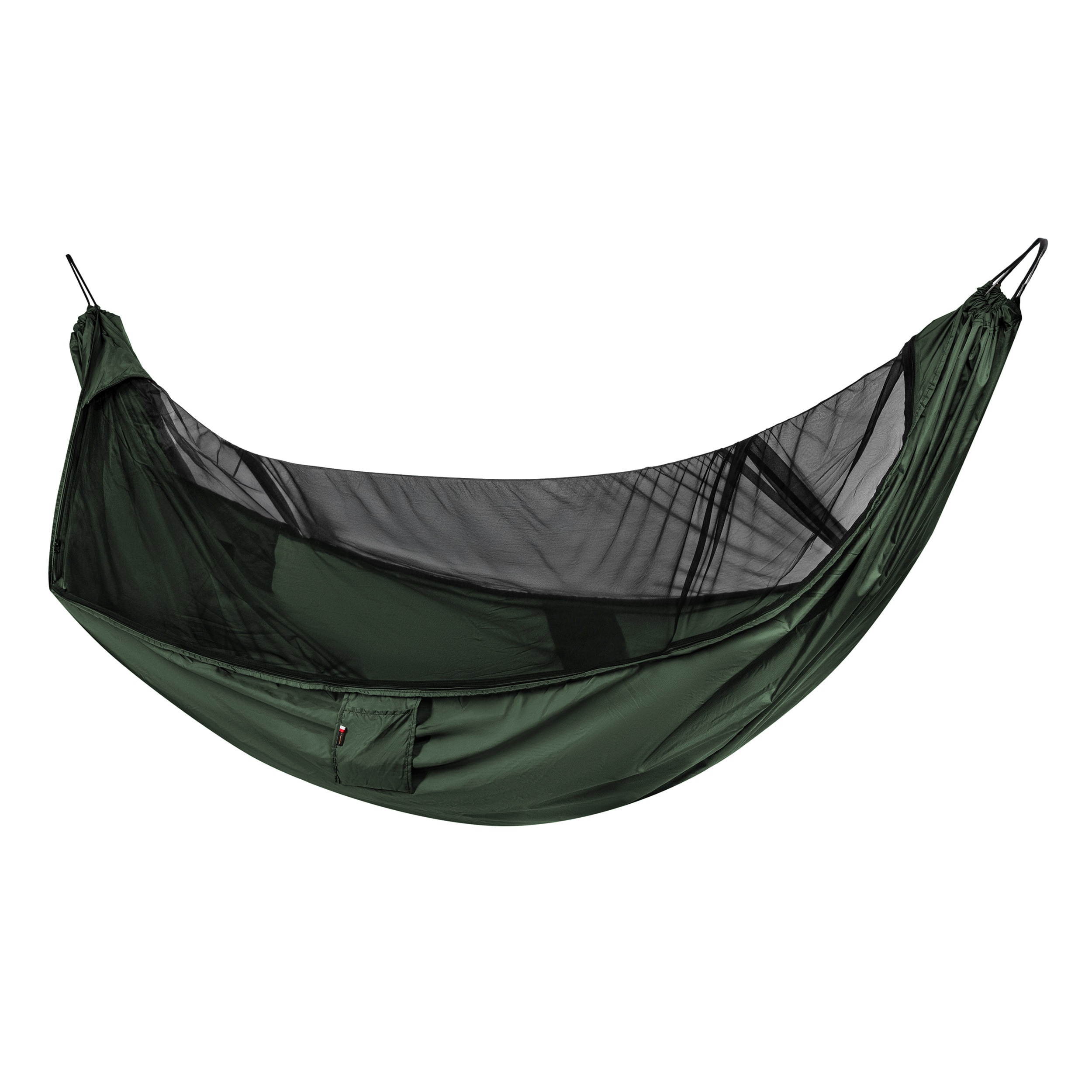 TigerWood Dragonfly V2 Long Pocket Green Ultralight Hammock - with mosquito net