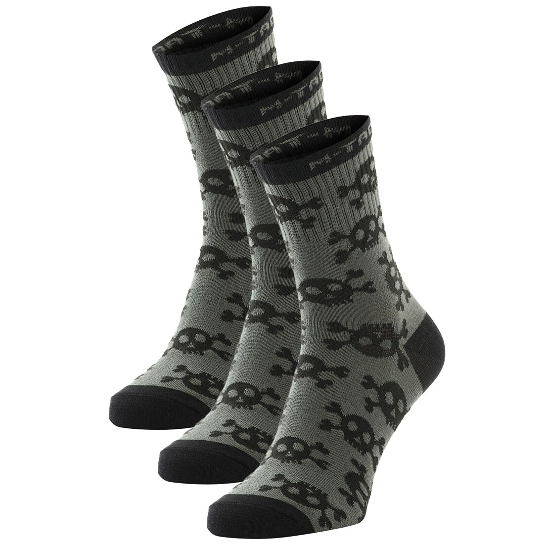 M-Tac MK.3 Pirate Skull 3 pairs Socks - Olive