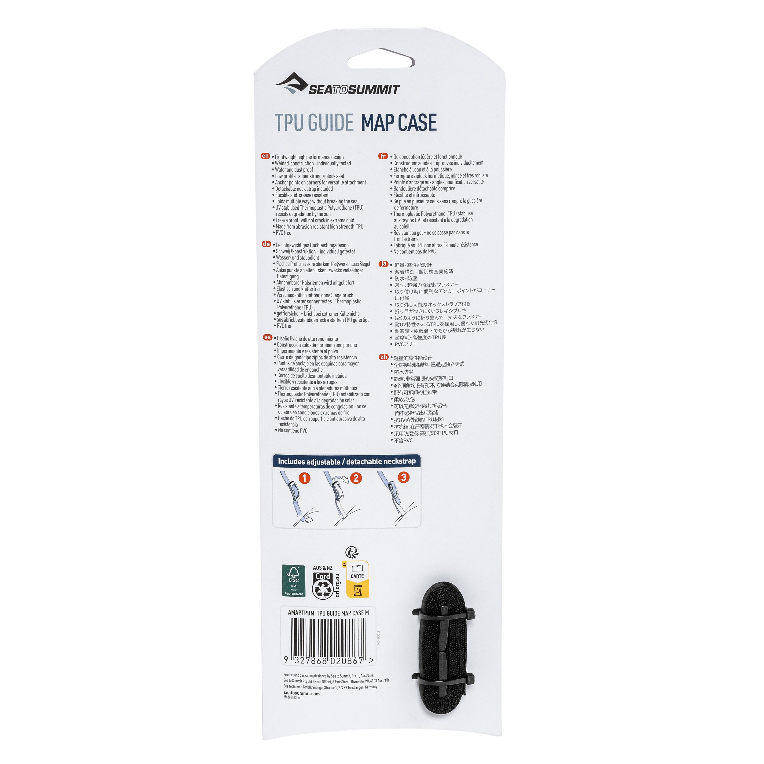 Sea To Summit TPU Guide Map Case M