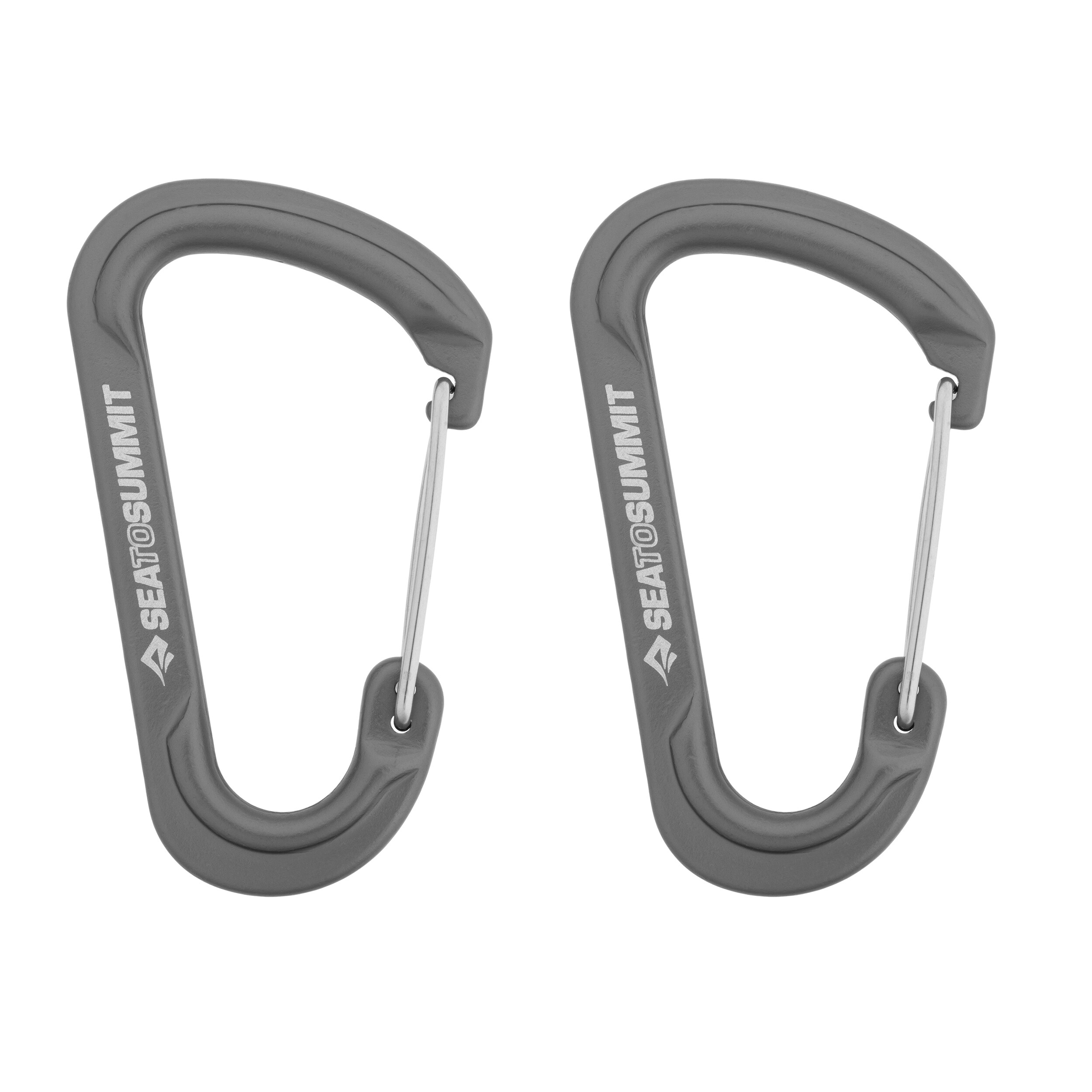 Sea To Summit Large Accessory Carabiners 2 pcs. - Titanium Grey