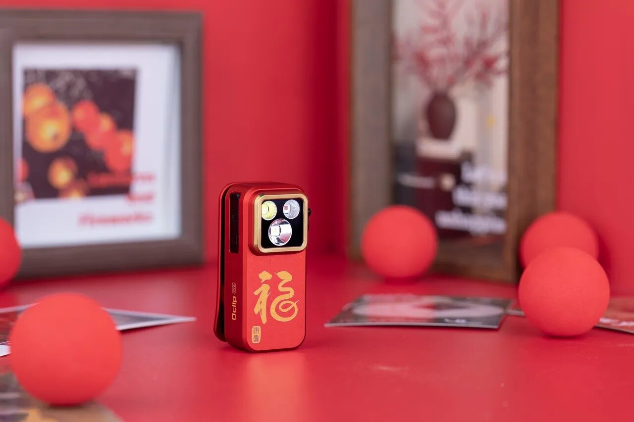 Olight Oclip Pro Fortune Snake Special Edition Rechargeable Flashlight - 500 lumens