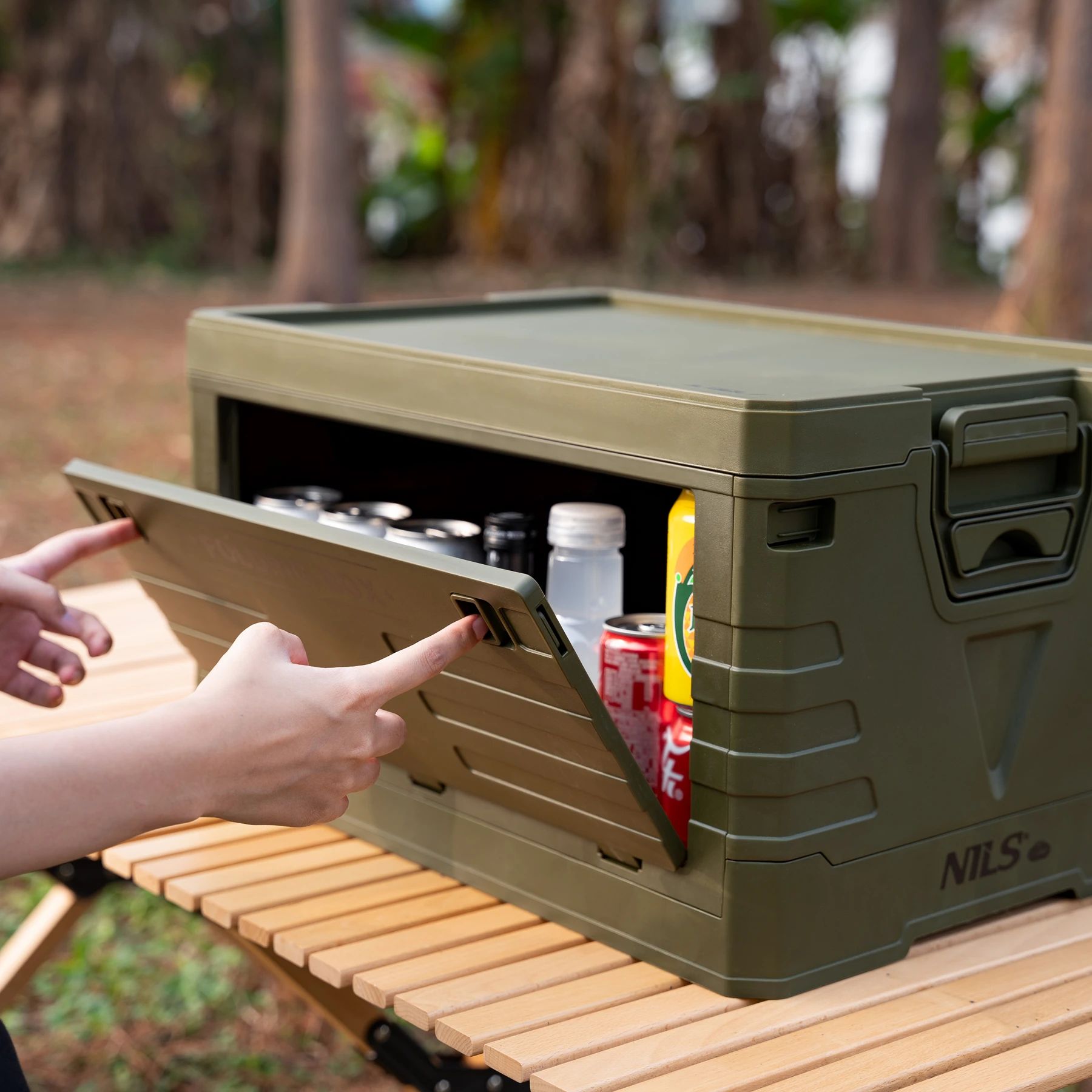 Nils Camp NCB4004 Transport Box 50 l - Green