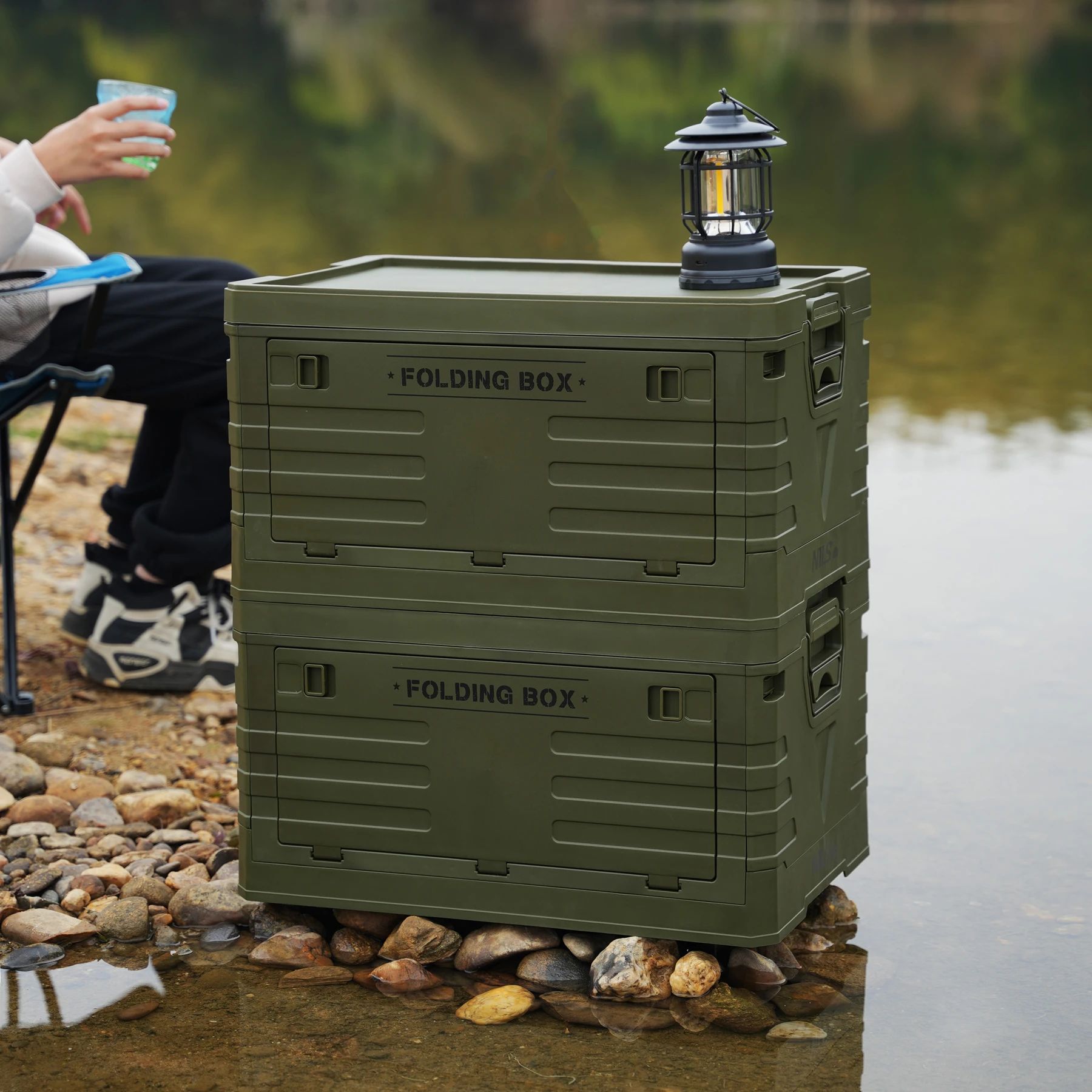 Nils Camp NCB4004 Transport Box 50 l - Green