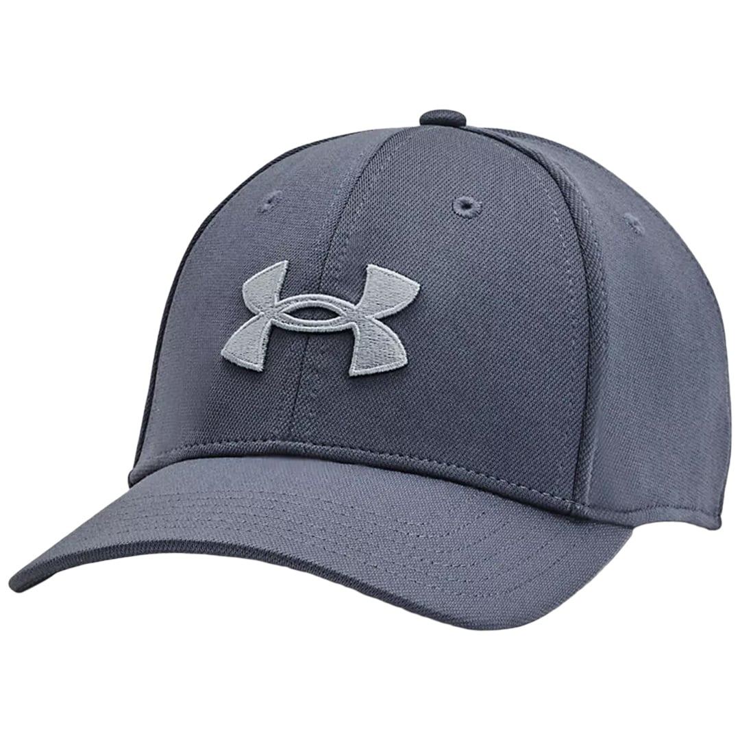 Under Armor Blitzing Baseball Cap - Downpour Gray/Harbor Blue