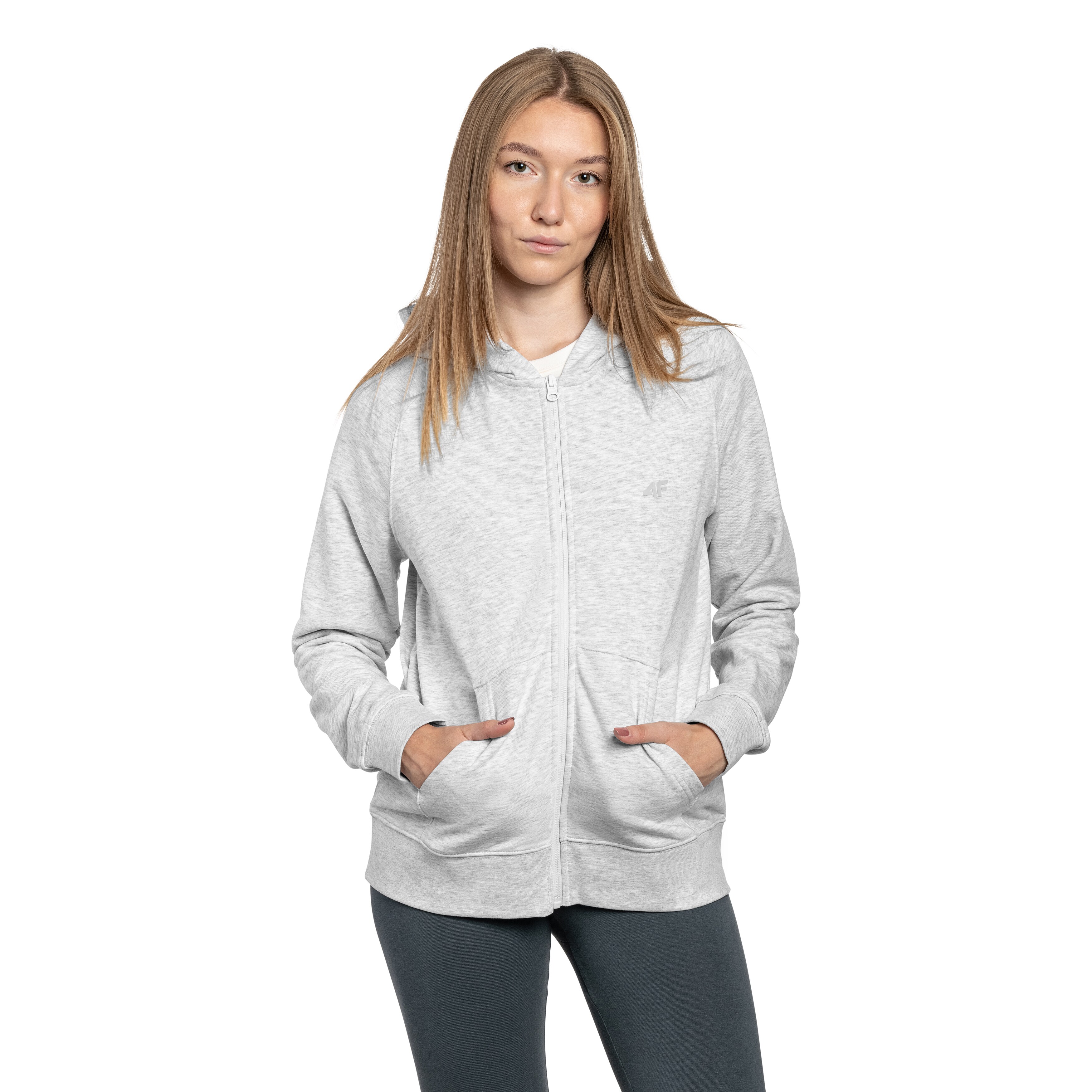 4F F1763 Women's Sweatshirt - Gray