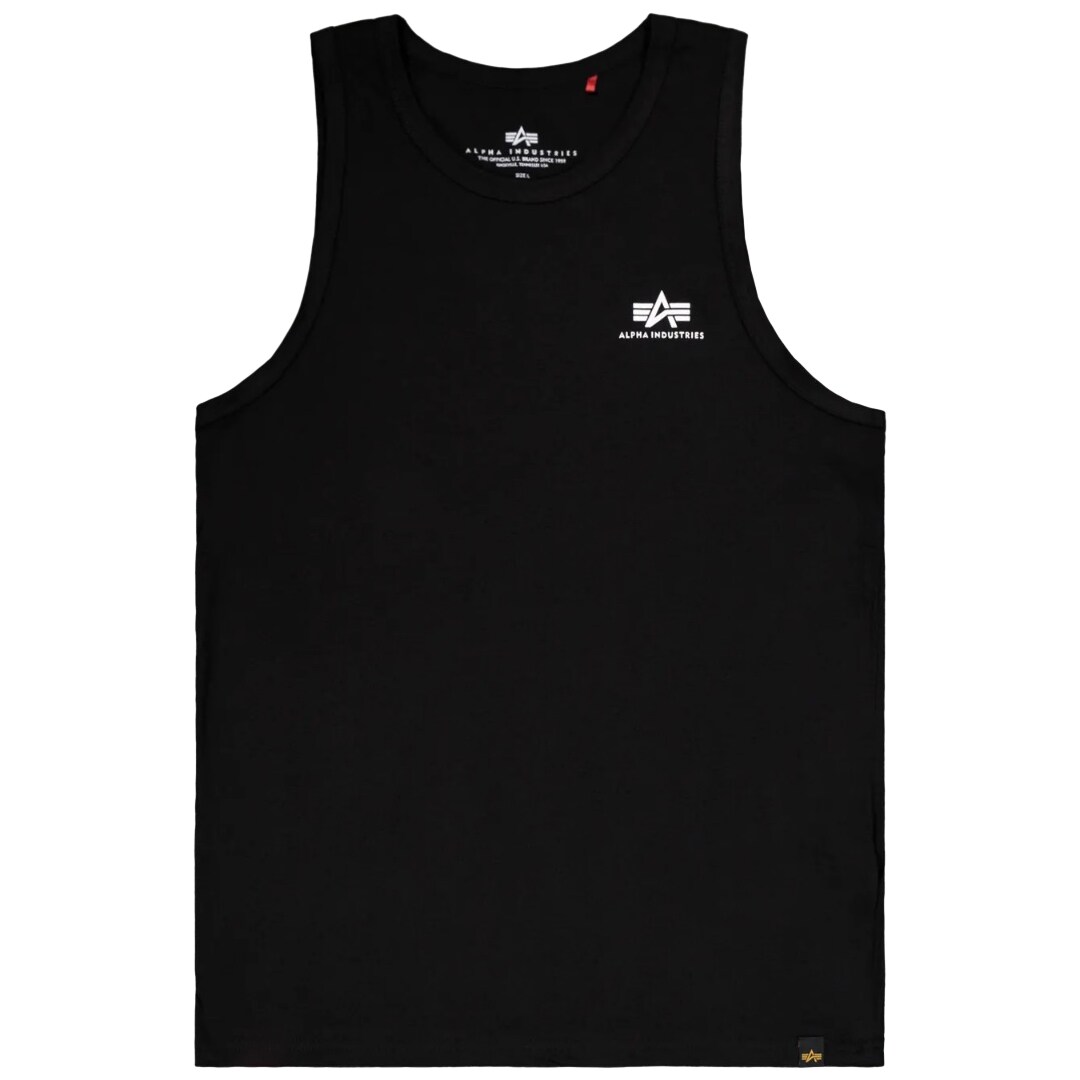 Alpha Industries Small Logo Tank Top - Black