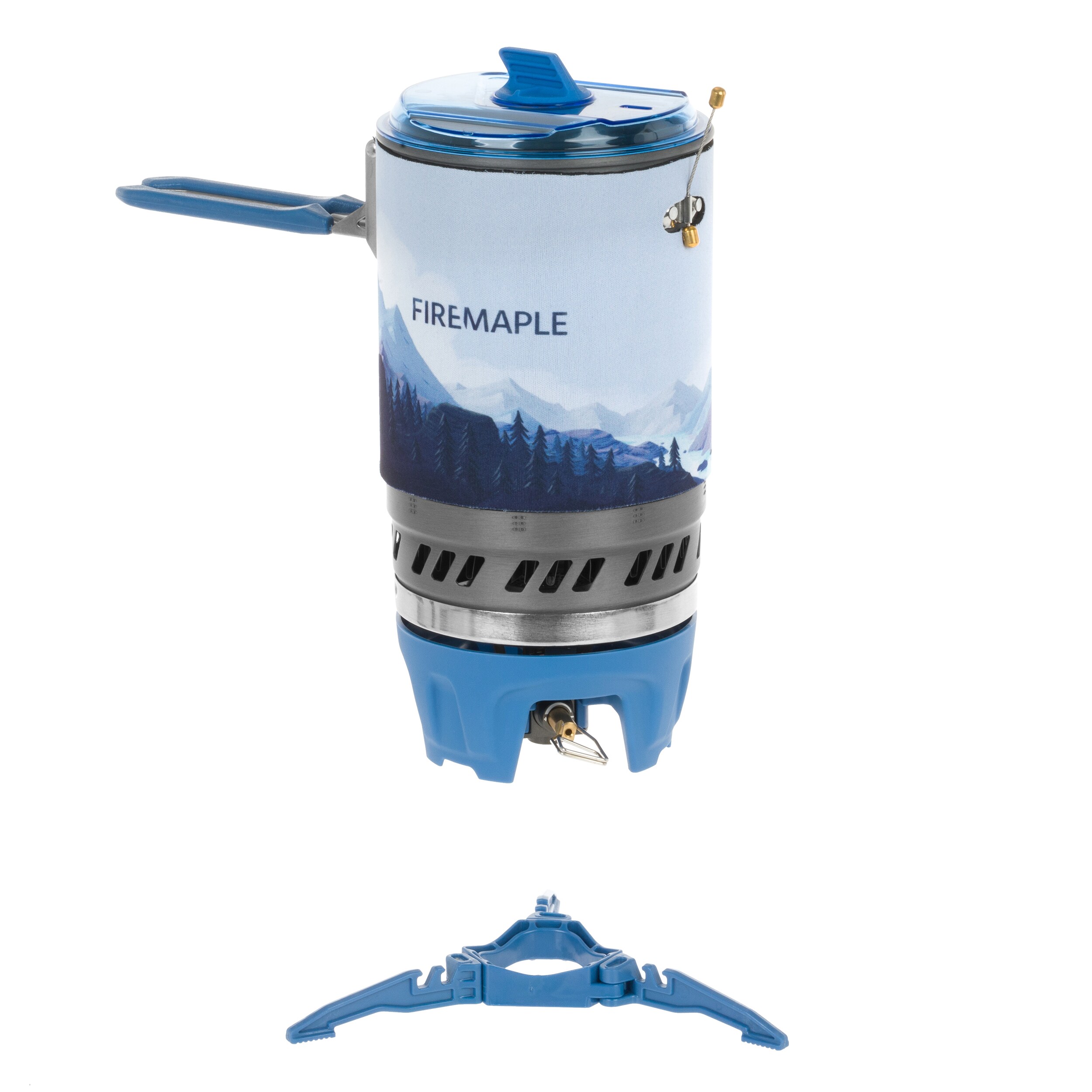 Fire Maple FMS-X5 Polaris Cooking System Travel Stove with pot - Blue