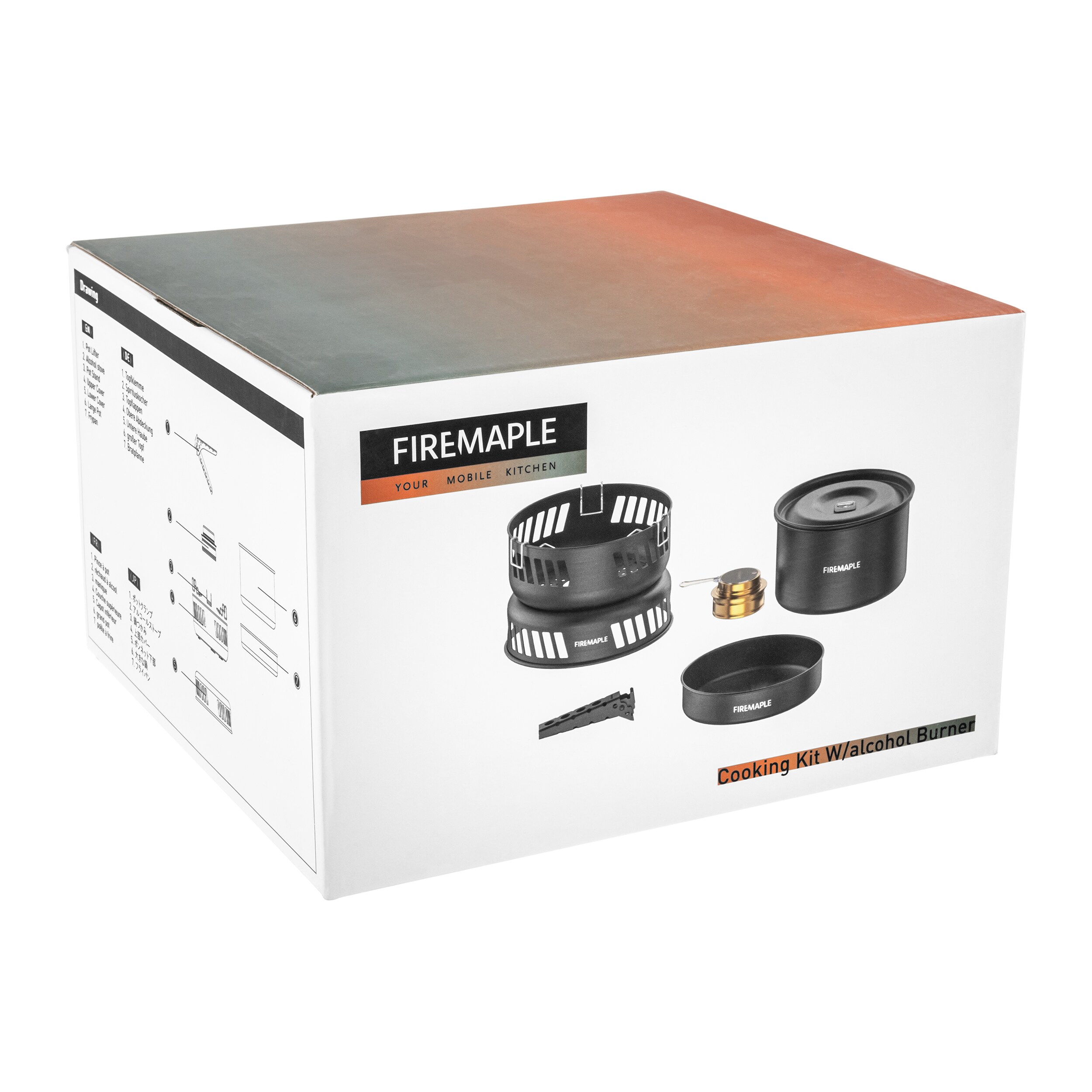 Fire Maple Cooking kit with Alcohol Stove