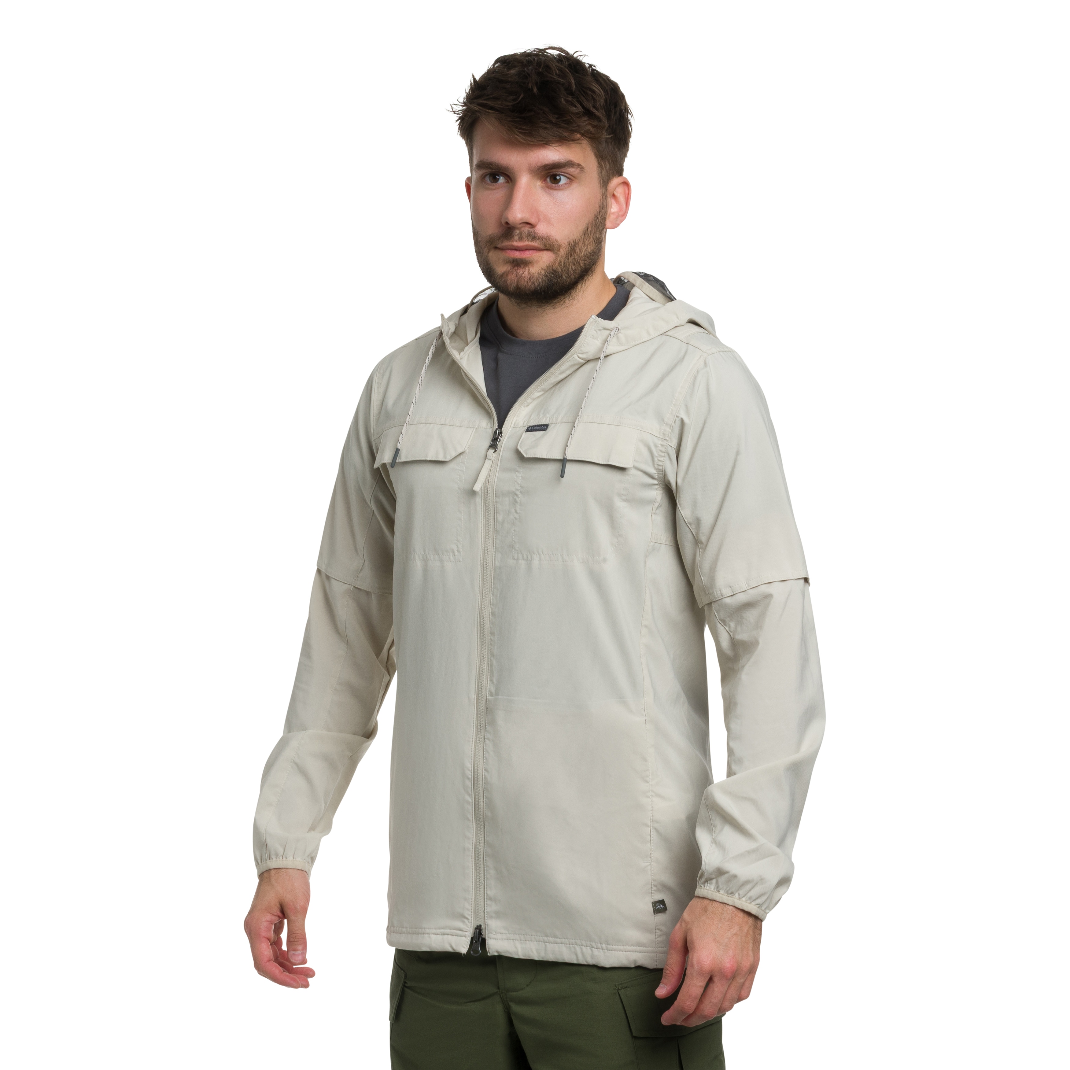 Columbia Skien Valley Hooded Insect Shield Jacket - Dark Stone