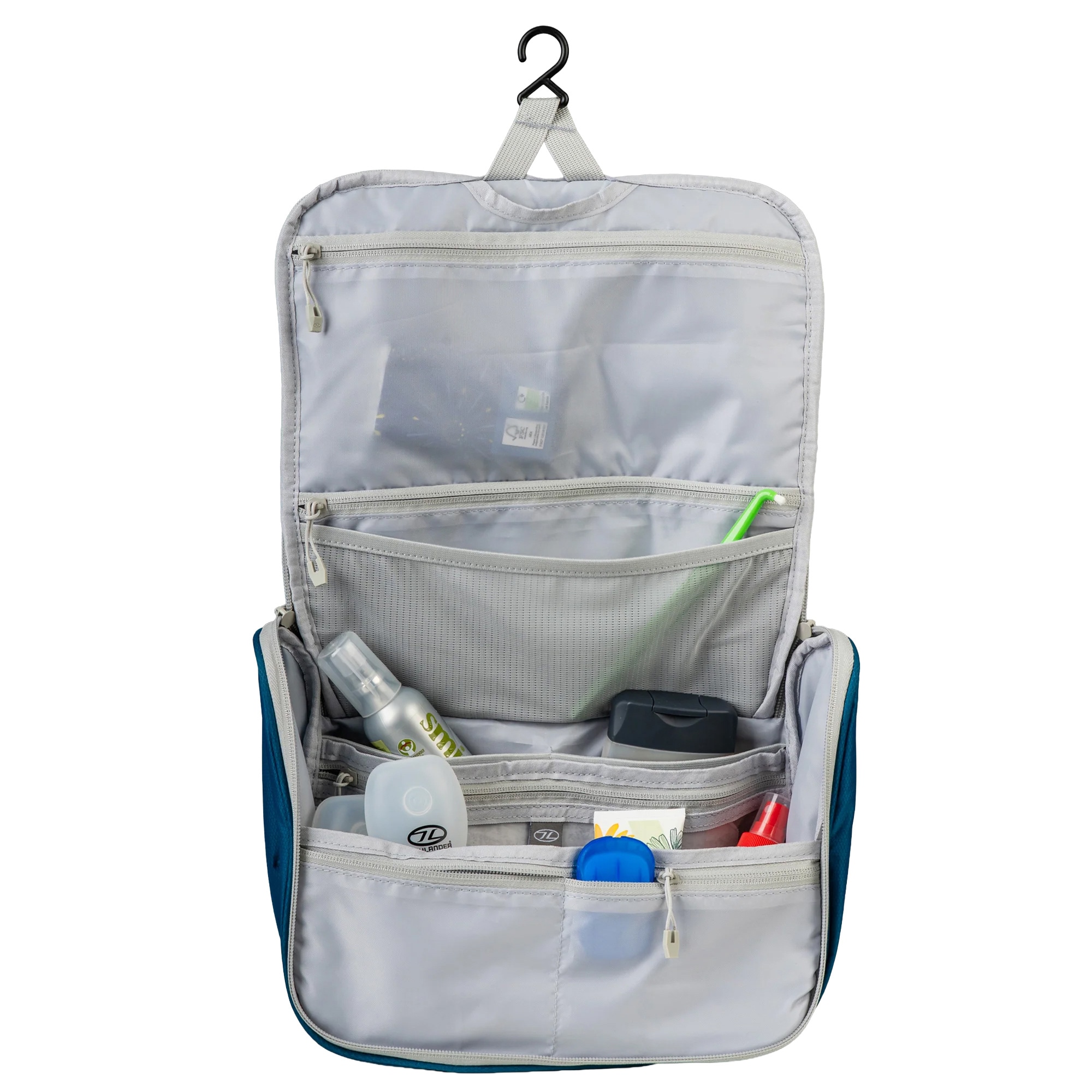 Highlander Outdoor Jumbo Toiletry Kit - Cool Blue