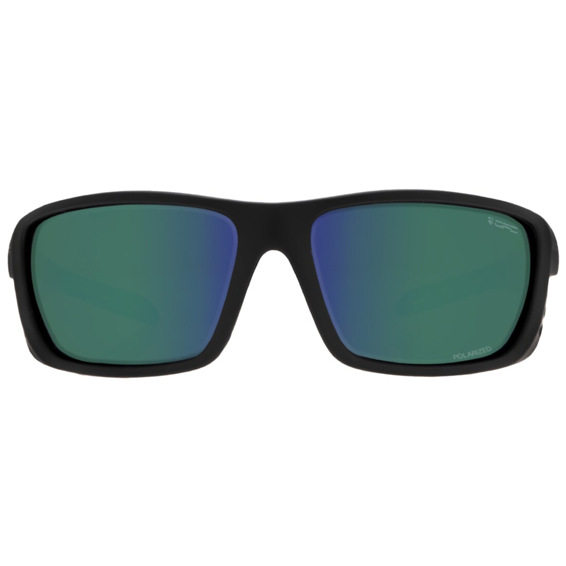 OPC Sport Everest Polarised Sunglasses Matt Black/Green Revo