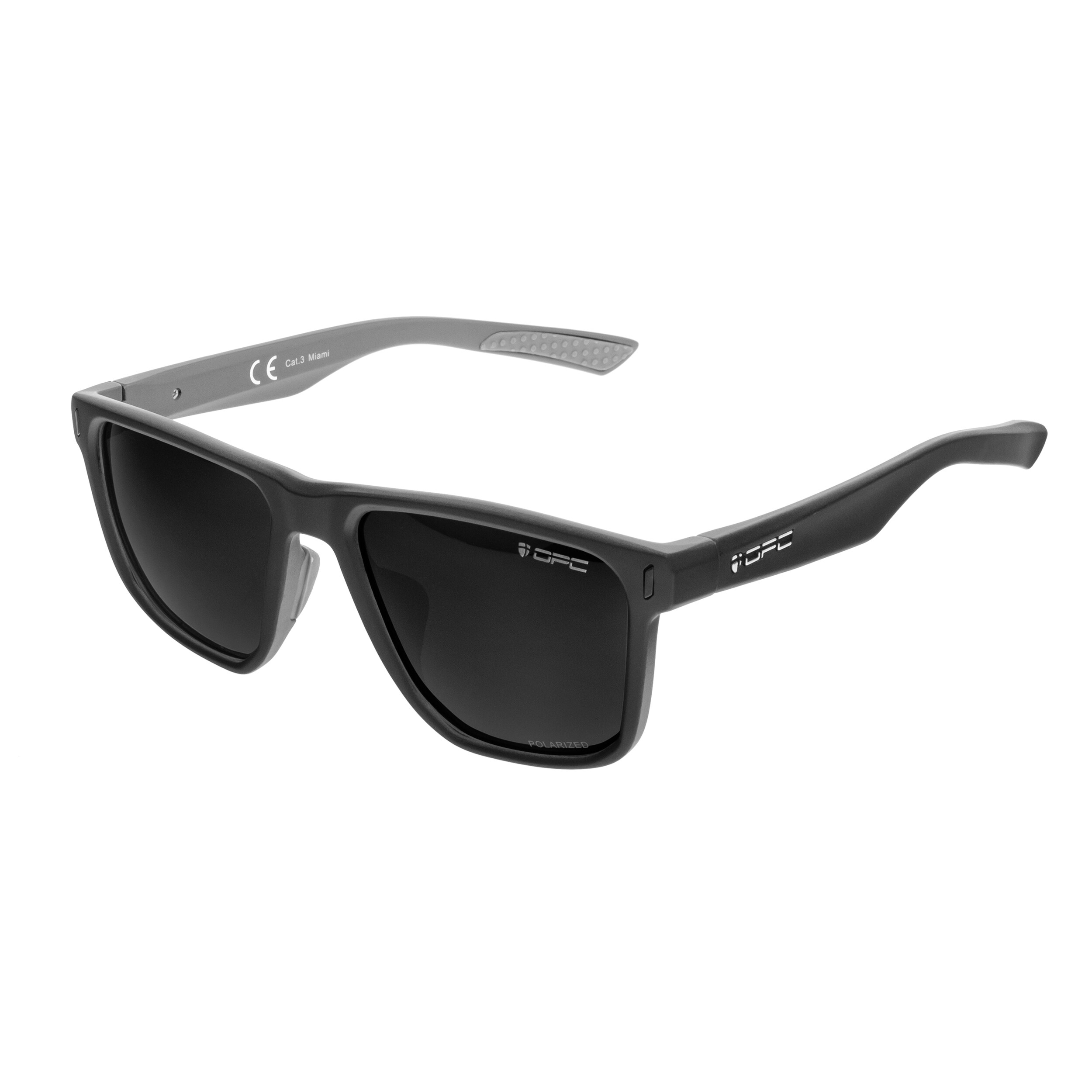 OPC Lifestyle Miami Sunglasses Matt Black/Smoke Polarised