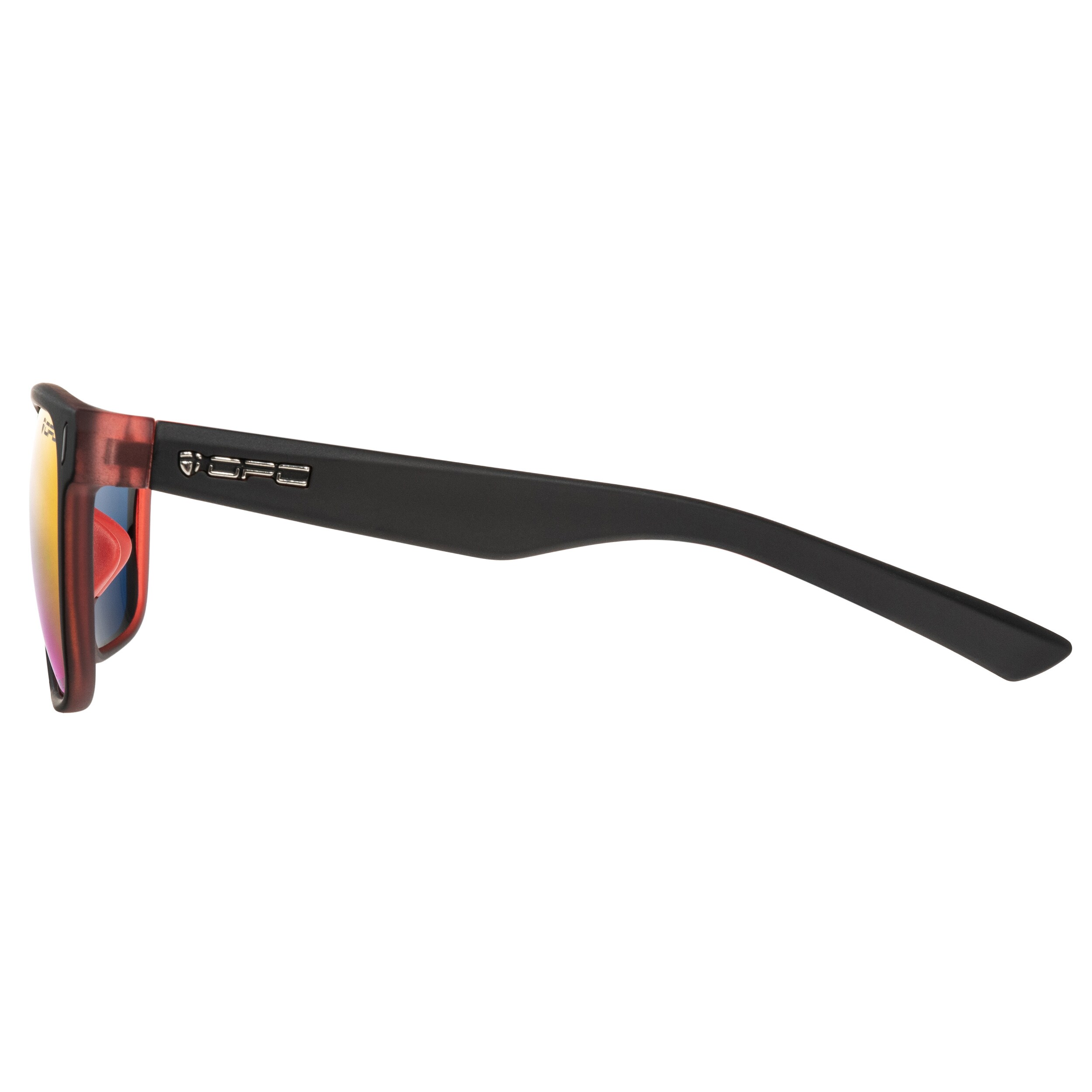 OPC Lifestyle Miami Polarized Sunglasses Matt/Black Red Revo