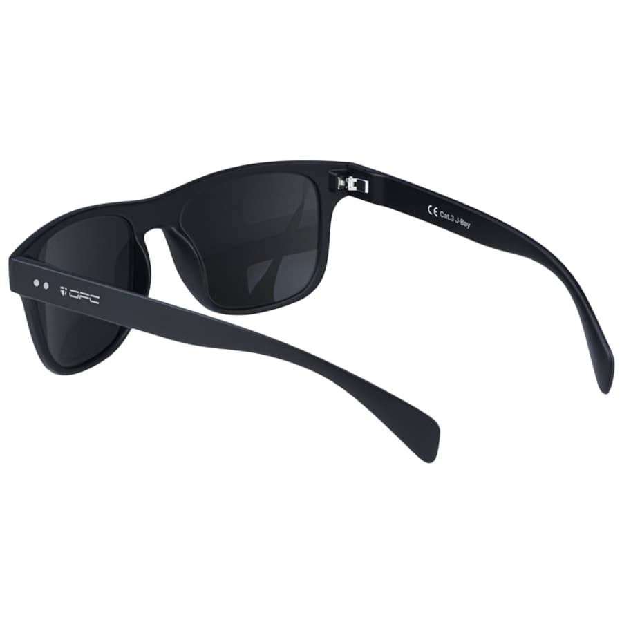 OPC Lifestyle J-Bay Polarized Sunglasses Matt Black Smoke Revo