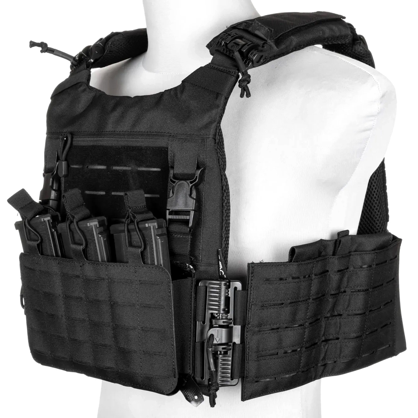 Specna Arms QR Tactical Plate Carrier Tactical Vest - Black