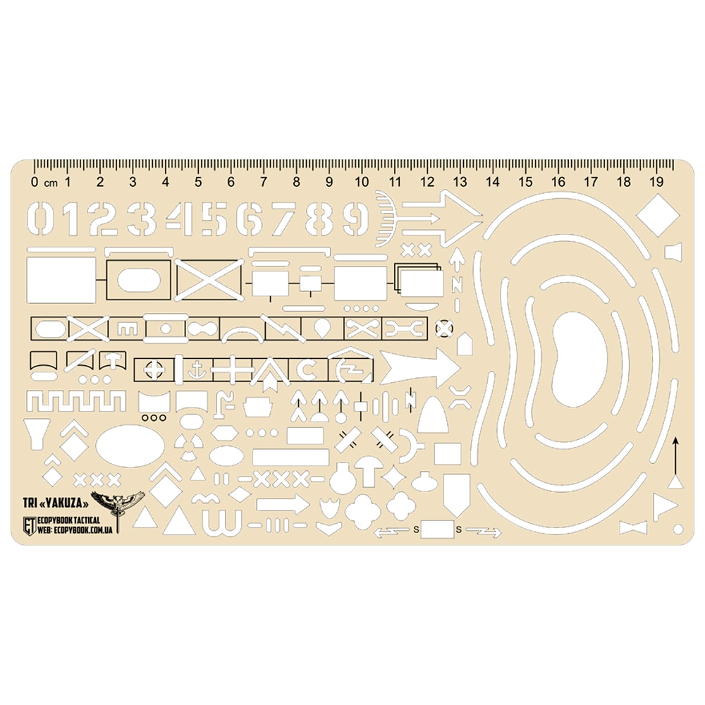 M-Tac Ecopybook Tactical Ruler Of An Intelligence Agent UA
