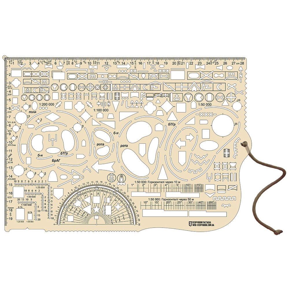 M-Tac Ecopybook Tactical DTL Ruler