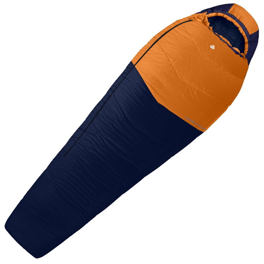 Alpinus Ultralight Pro 850 Sleeping Bag Orange-Green - Right