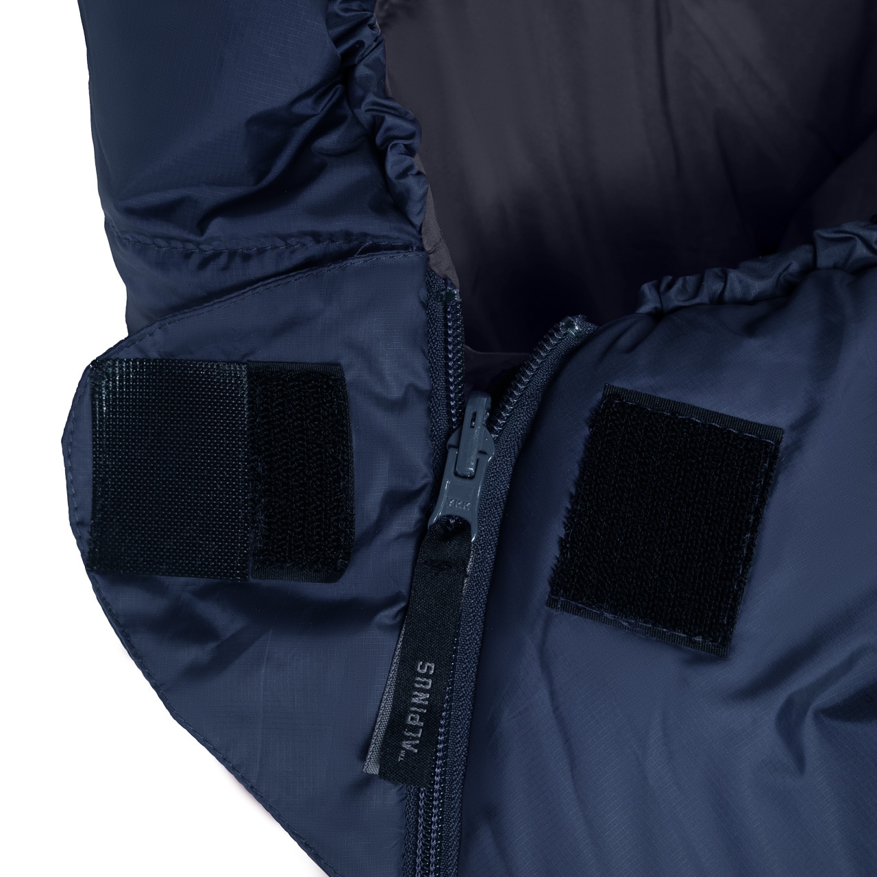 Alpinus Fiber Pro 1500 Sleeping Bag Right - Navy Blue