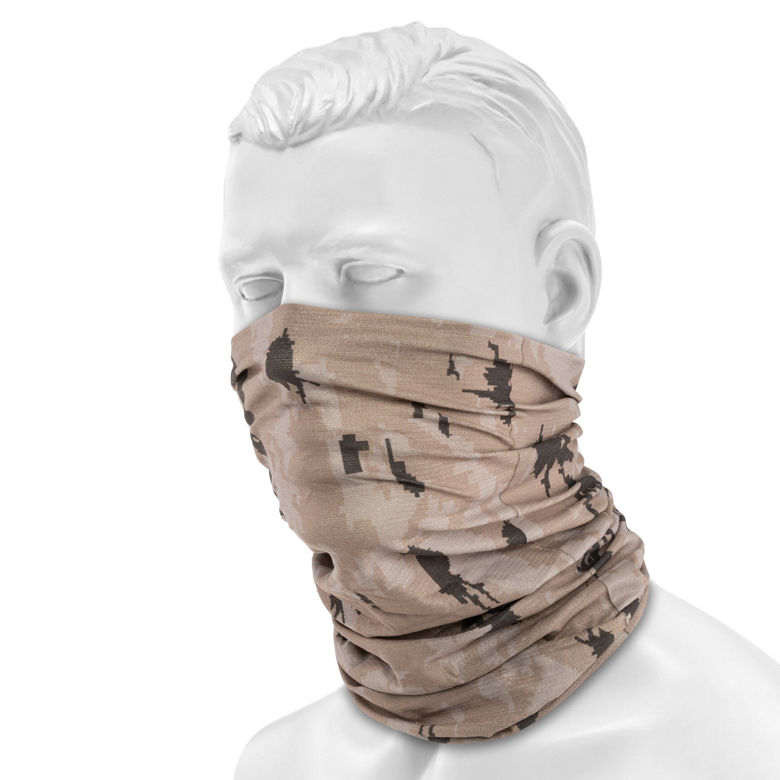 Buff Safety Coolnet UV Protective Scarf - Arid Camo