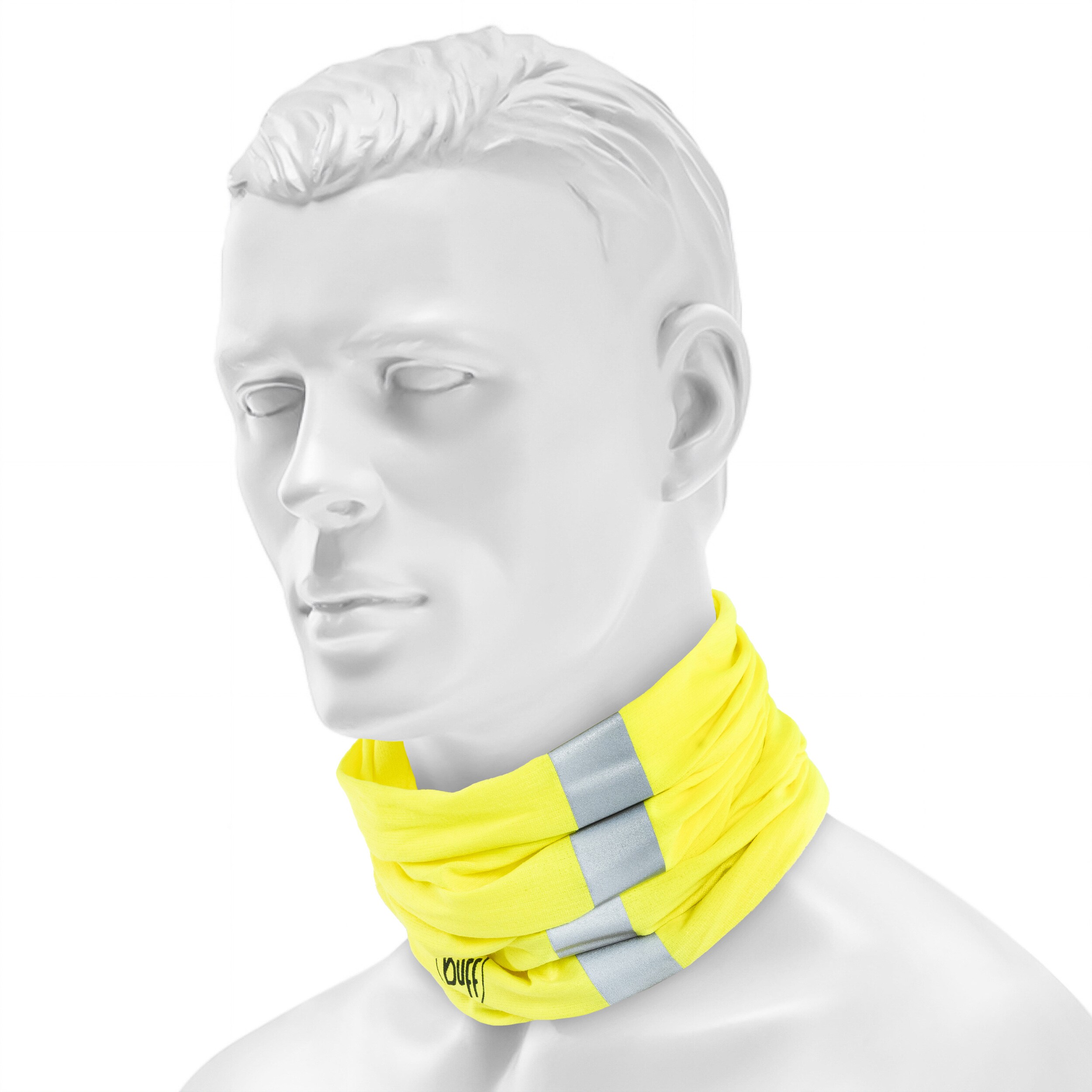 Buff Safety Coolnet UV Reflective Scarf - R-Solid Yellow Fluor