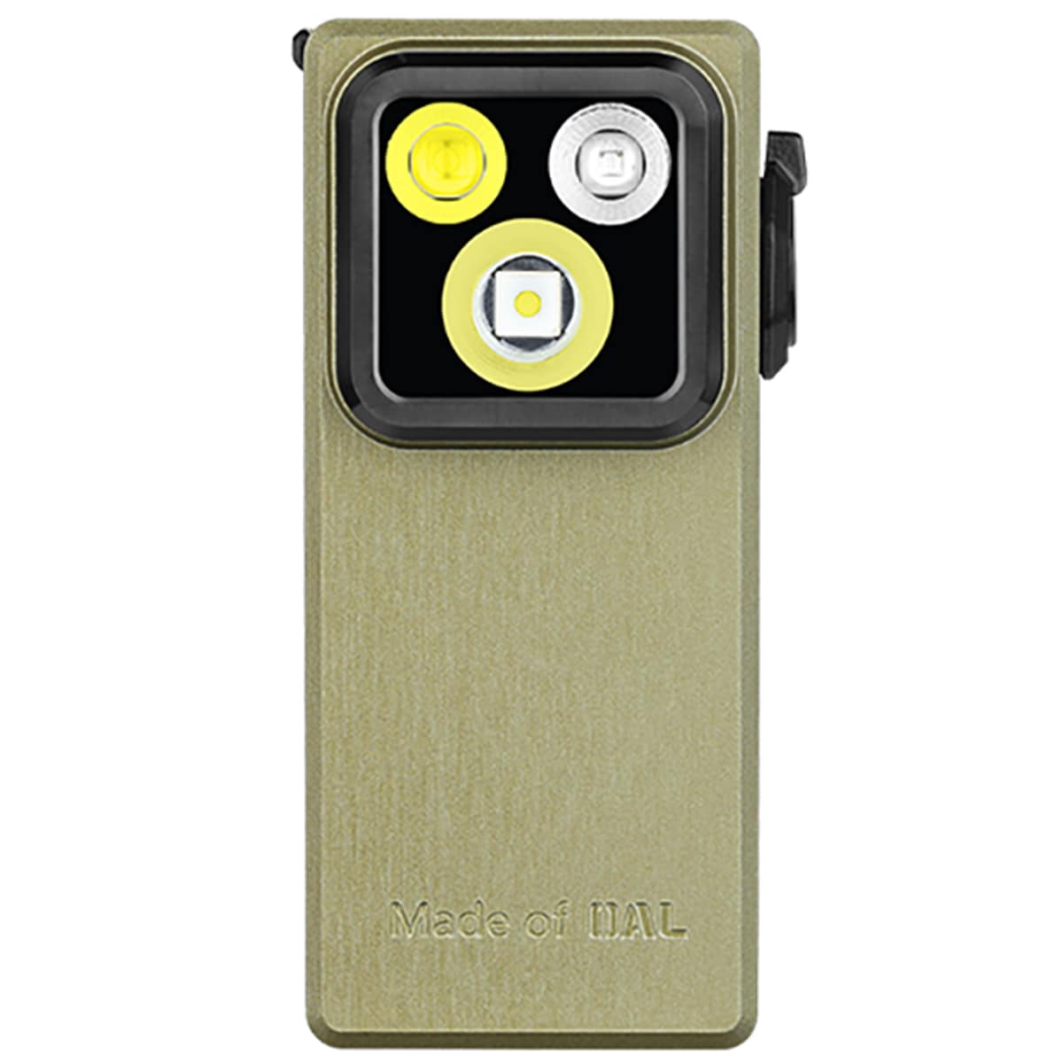 Olight Oclip Ultra Olive Green Rechargeable Flashlight - 530 lumens