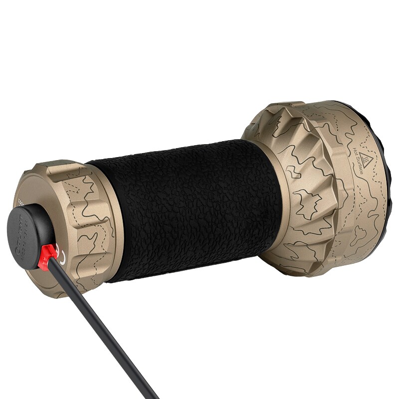 Olight Marauder Mini Desert Terrain Rechargeable Flashlight - 7000 lumens, 600 m range