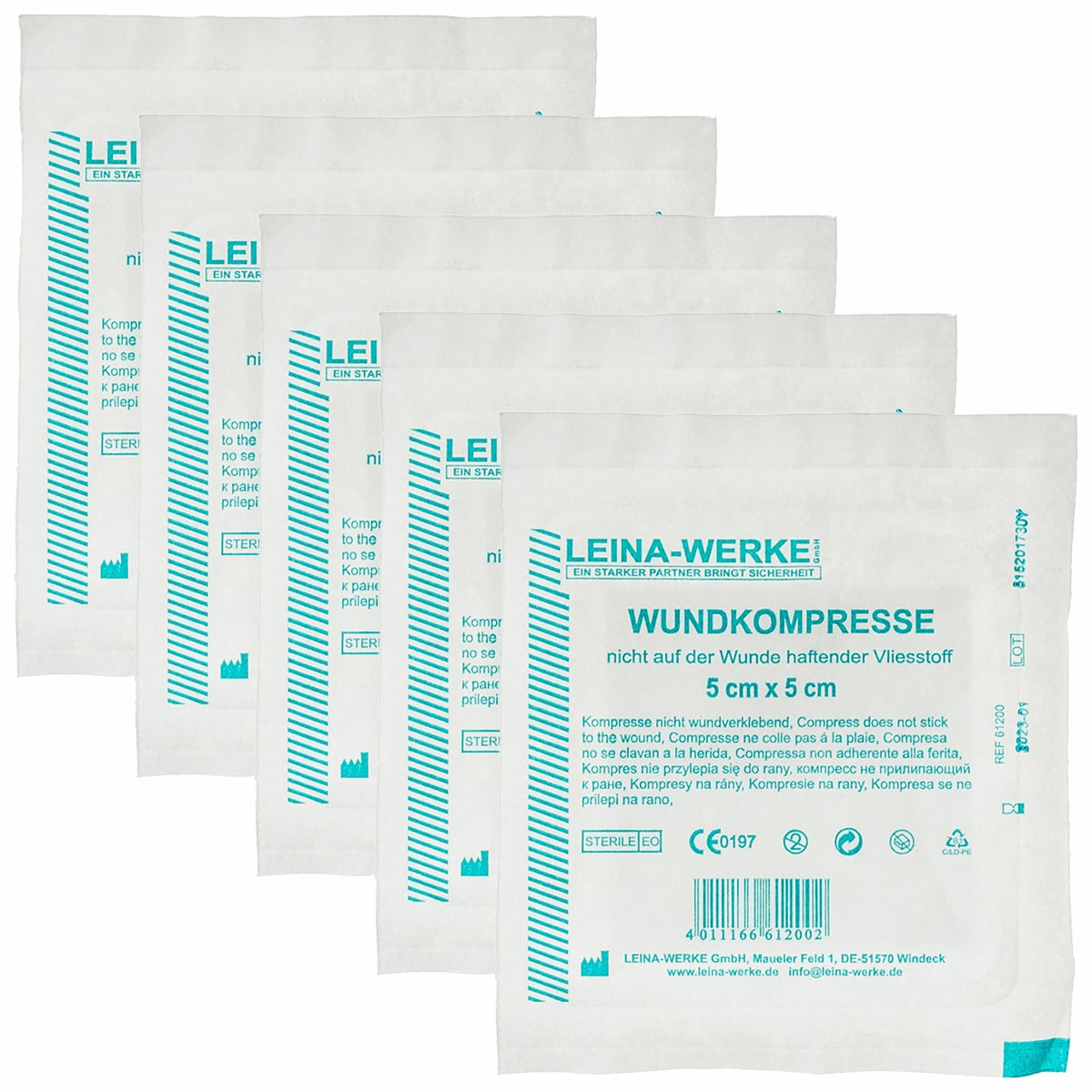 Vera Wound Compress 5 x 5 cm - 5 pcs.