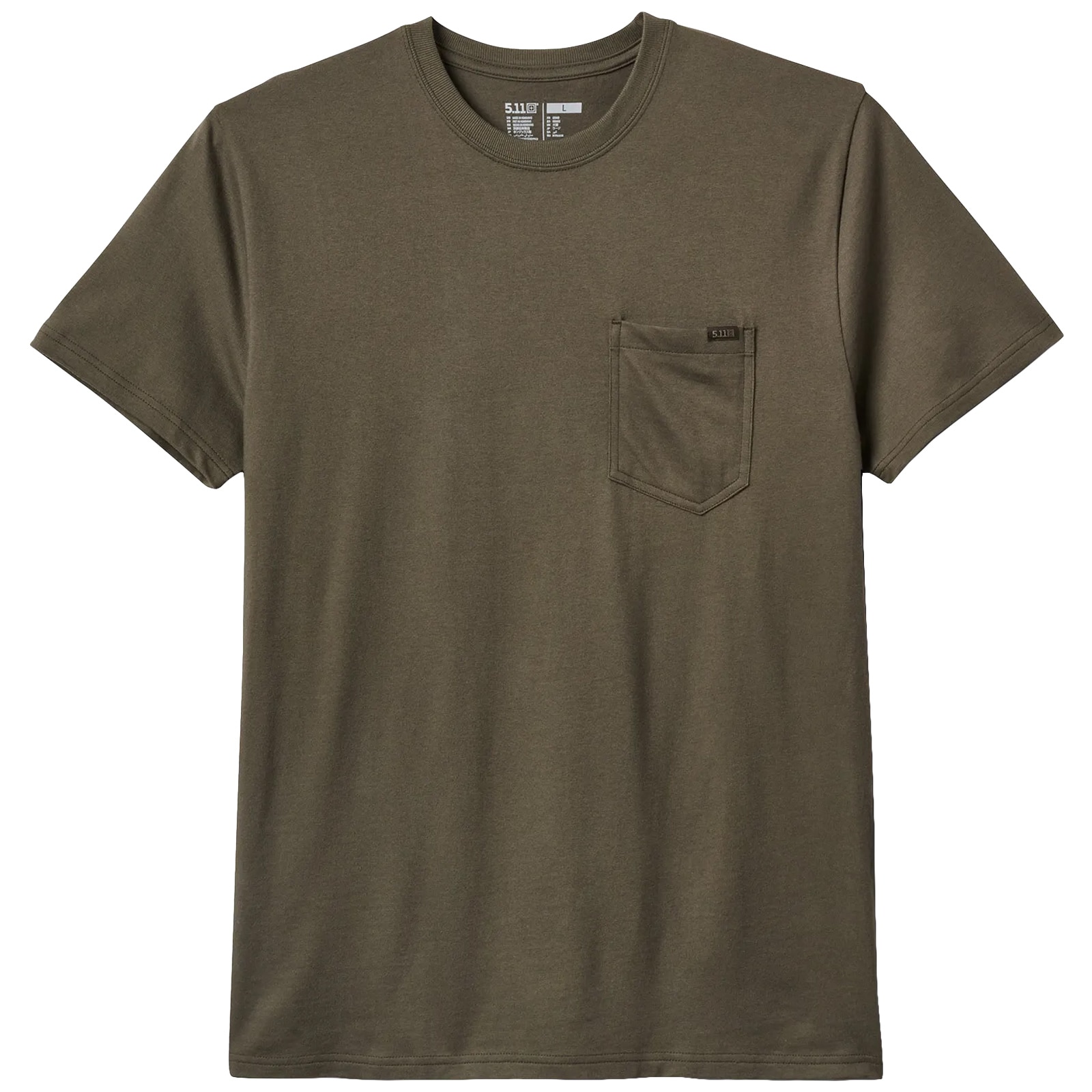 5.11 Elite Short Sleeve Pocket Tee T-shirt - Ranger Green 2