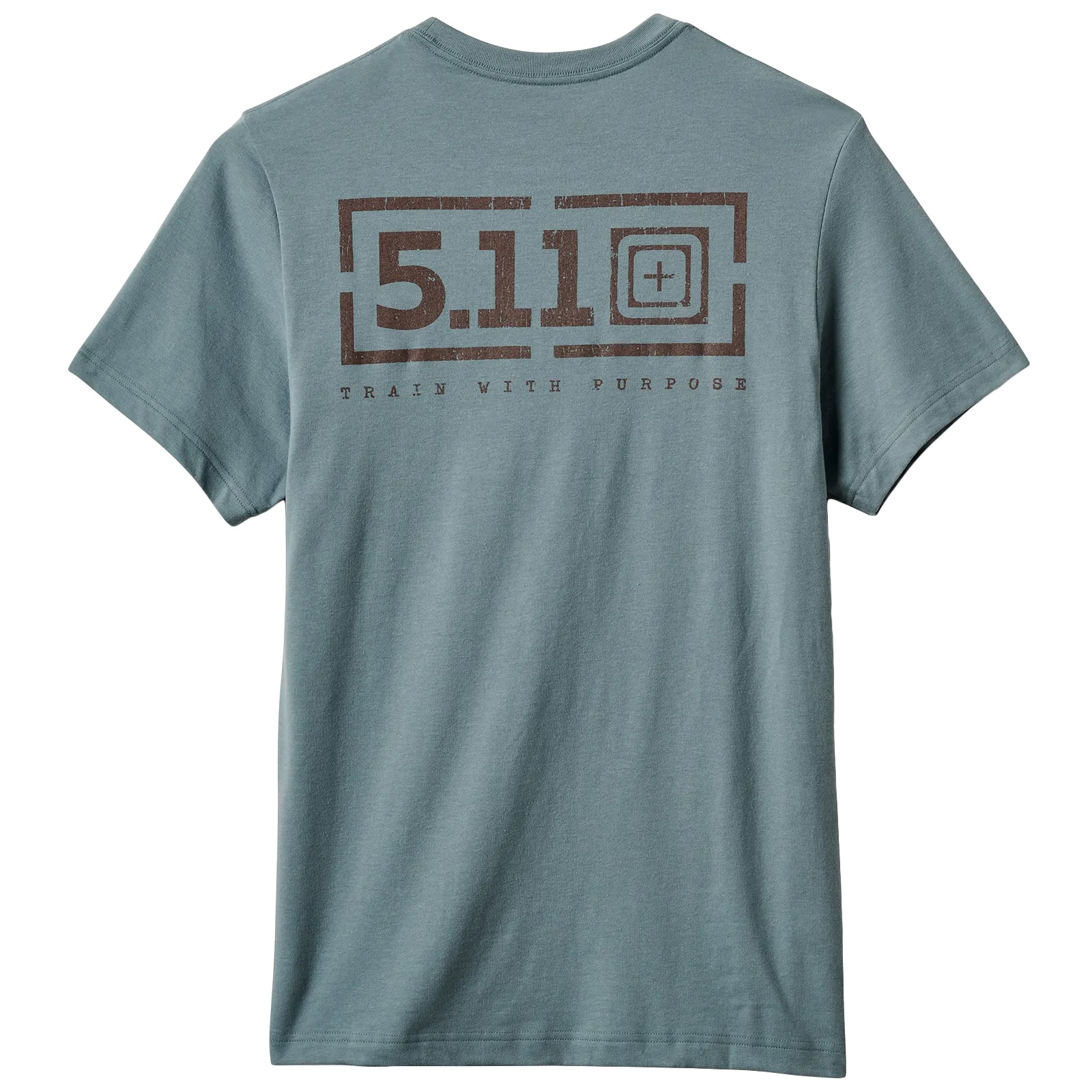 5.11 PT-R Brick Lockup Tee T-Shirt - Blue Agave