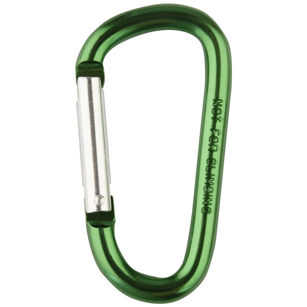 M-Tac Aluminum Carabiner 8 cm Olive - 2 pcs.