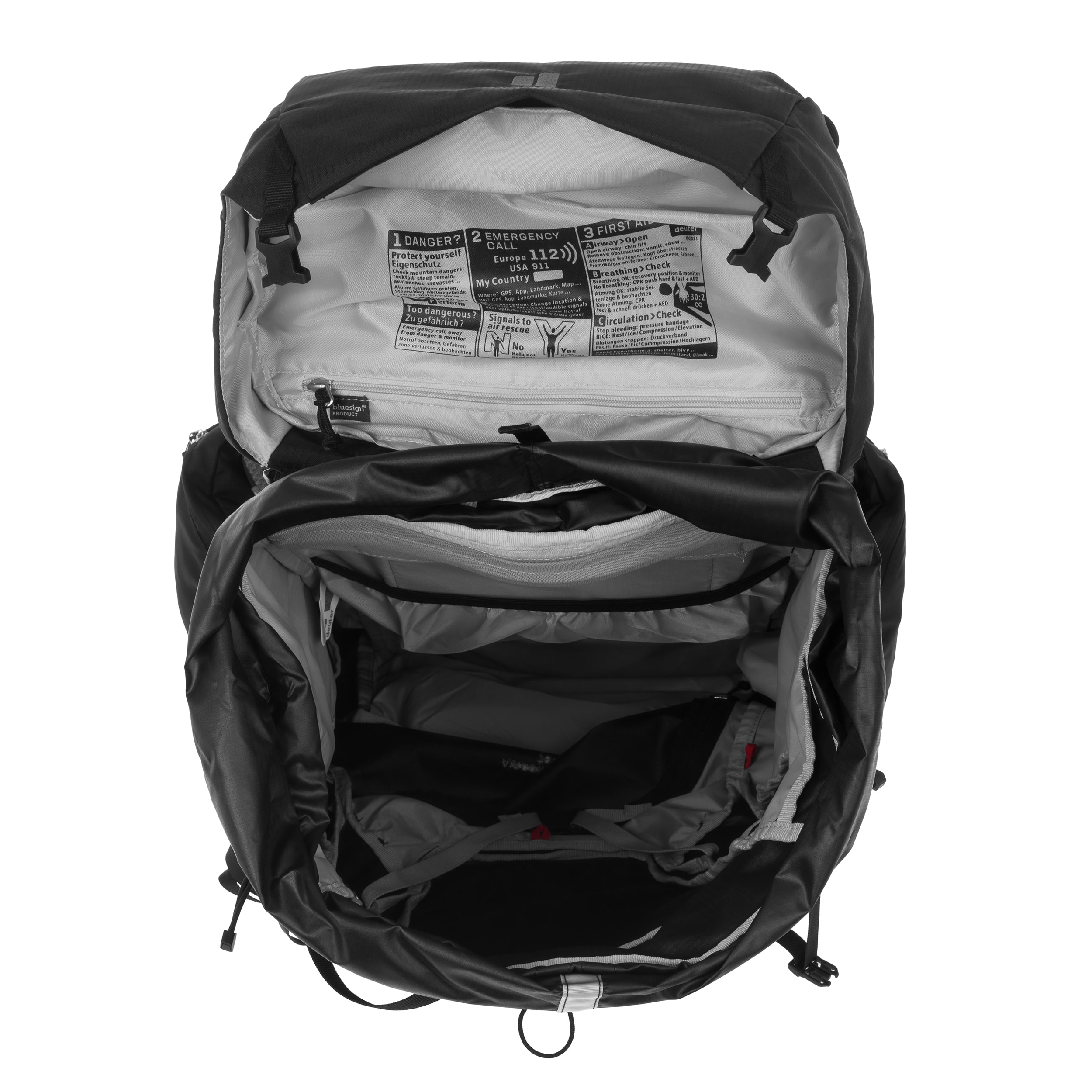 Deuter AirContact Pro Backpack 75 + 10 - Black