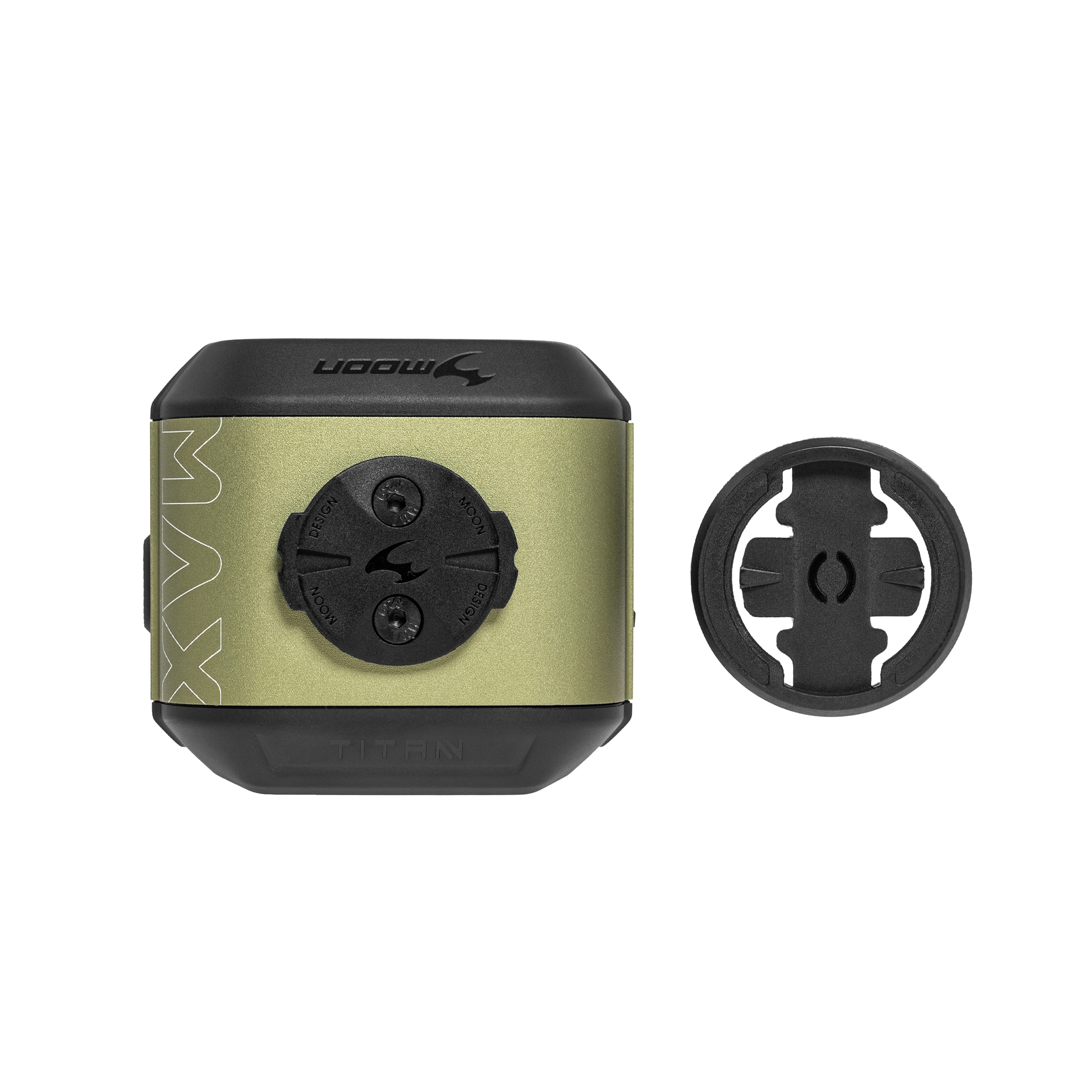 Moon Titan Max Front Bike Light Army Green - 1700 lumens