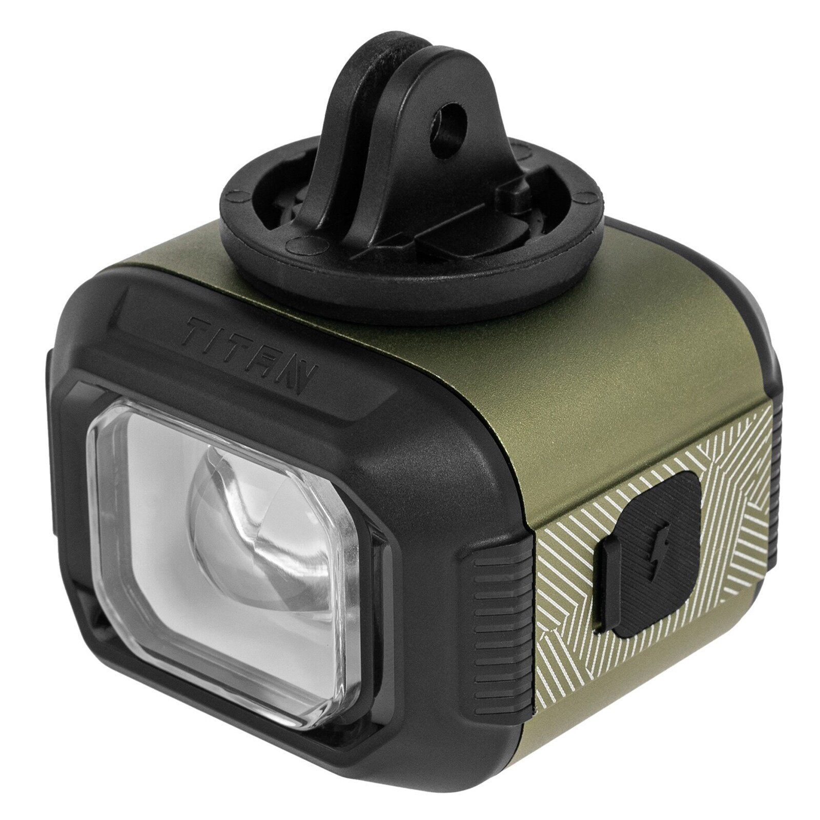 Moon Titan Max Front Bike Light Army Green - 1700 lumens