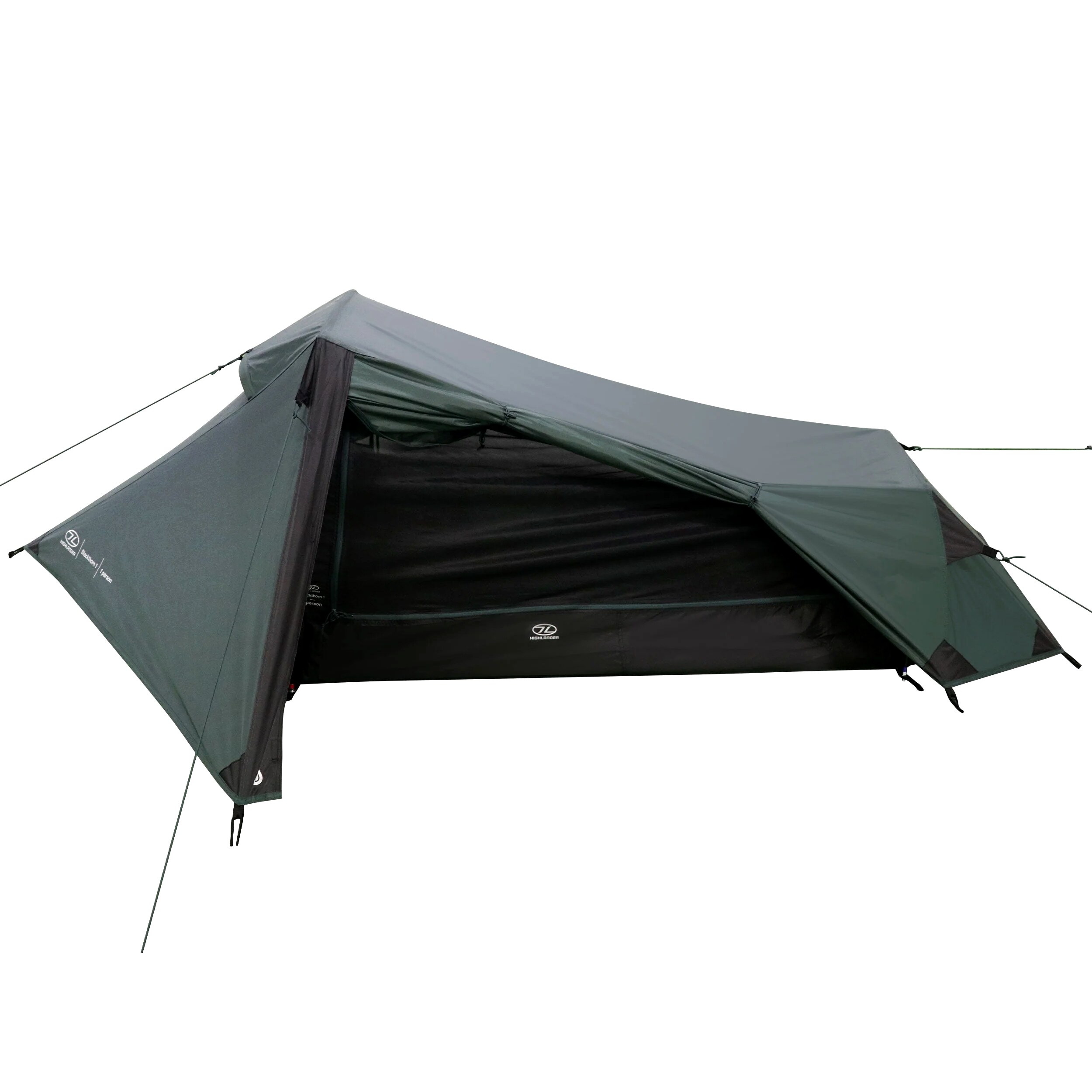 Highlander Forces Blackthorn Gen. 2 1- Person Tent - Scarab Green