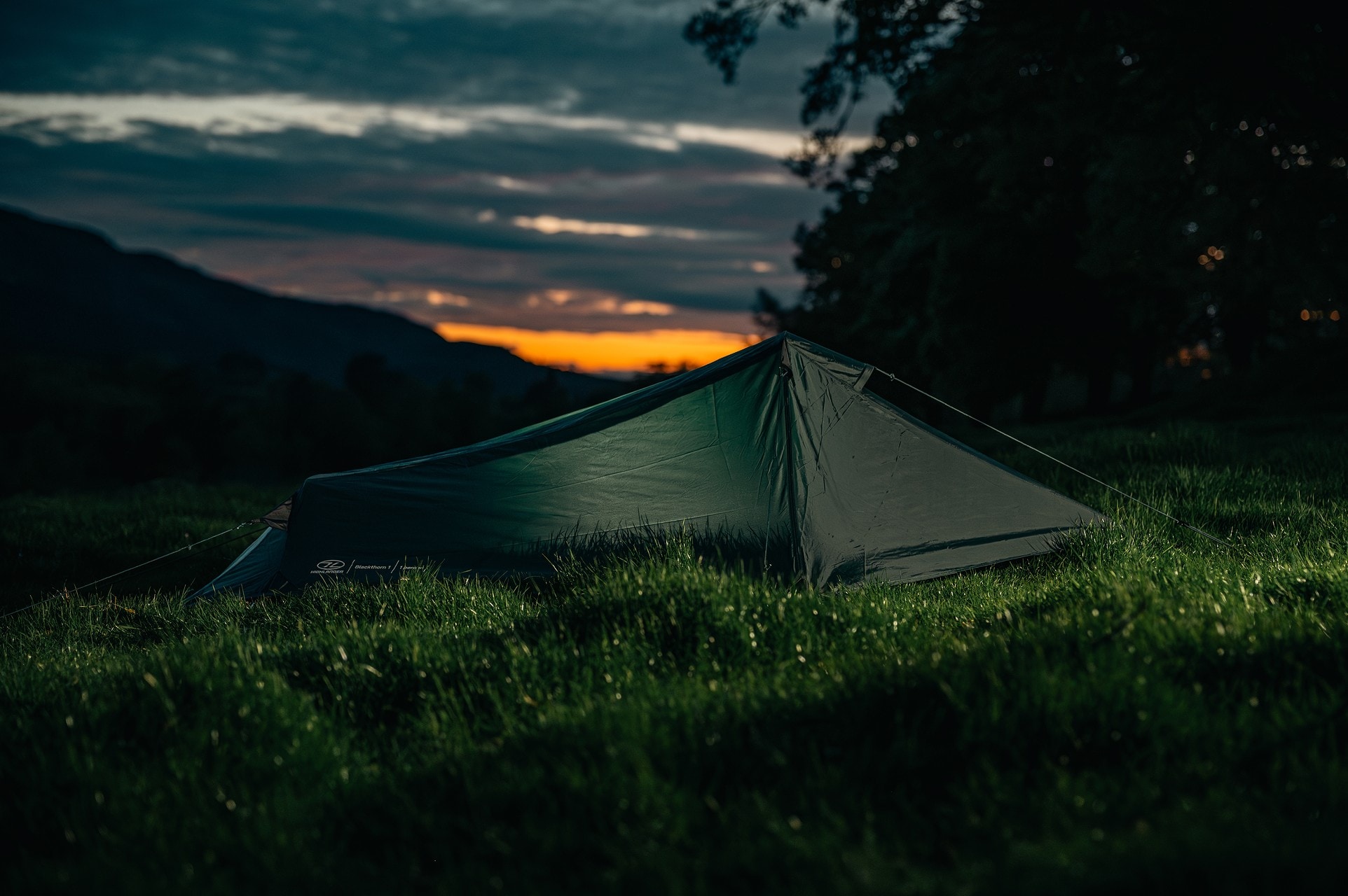 Highlander Forces Blackthorn Gen. 2 1- Person Tent - Scarab Green