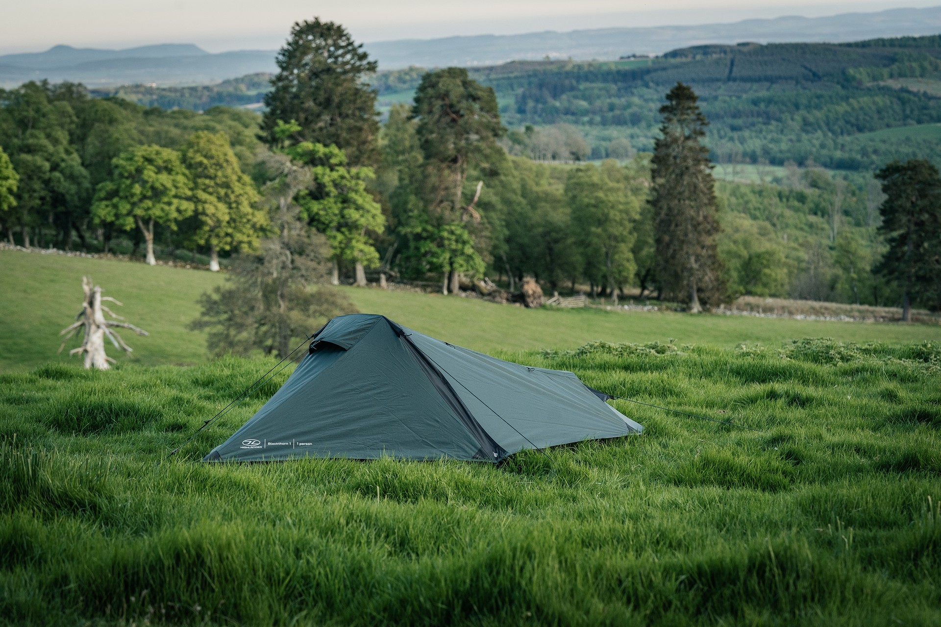 Highlander Forces Blackthorn Gen. 2 1- Person Tent - Scarab Green