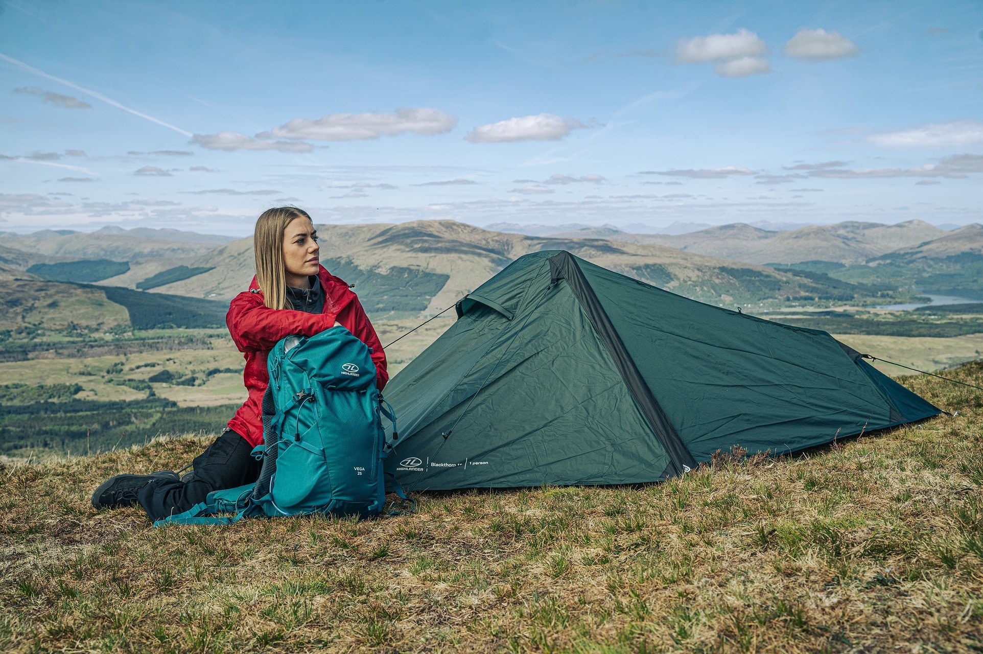Highlander Forces Blackthorn 1 XL Gen. 2 1-person tent - Scarab Green