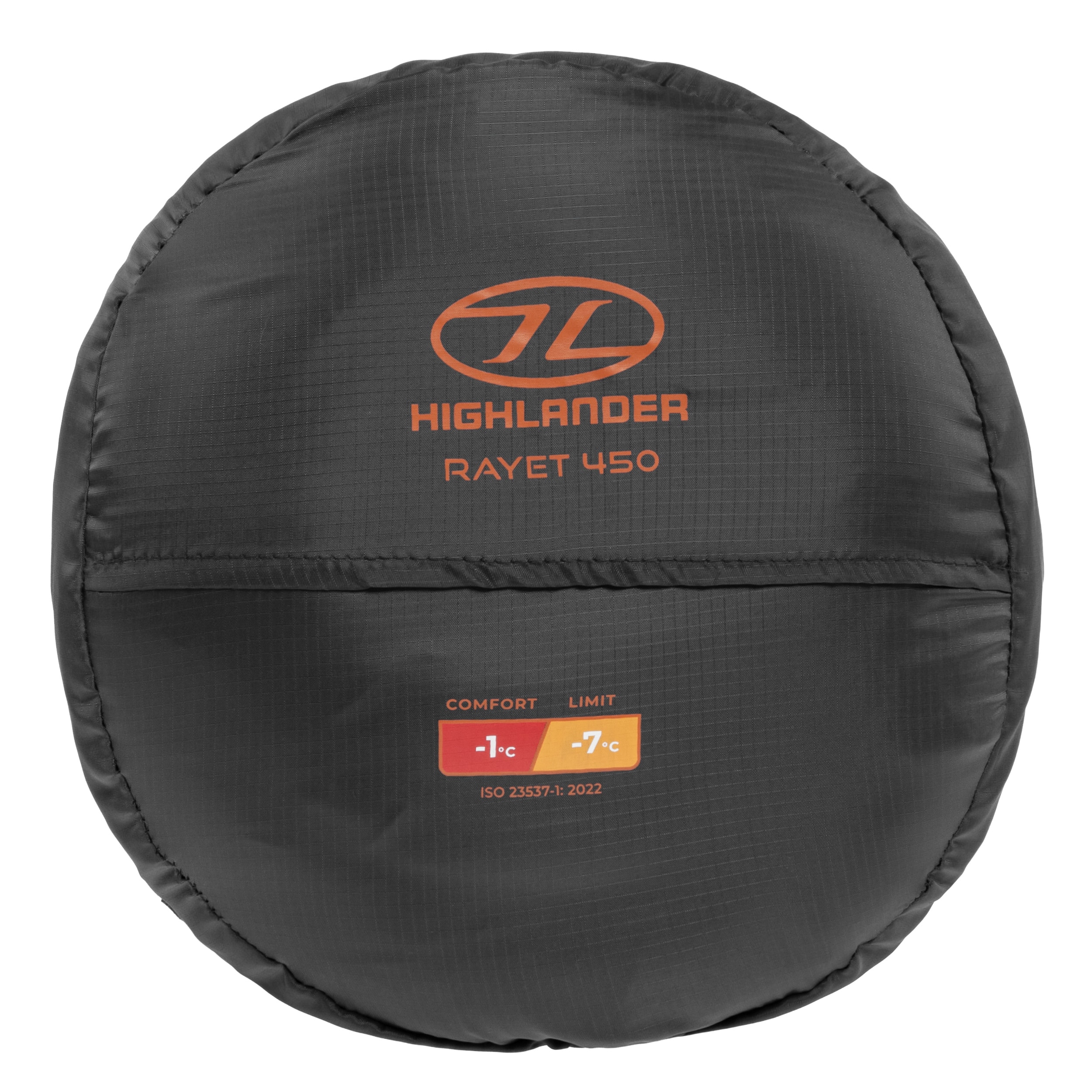 Highlander Outdoor Rayet 450 Sleeping Bag - Dark Grey