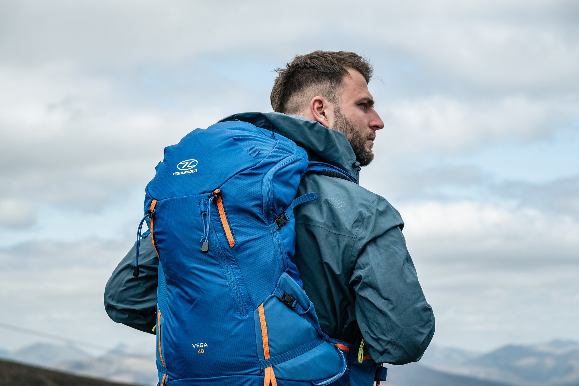 Highlander Outdoor Vega Men Backpack 40 l - Sky Blue