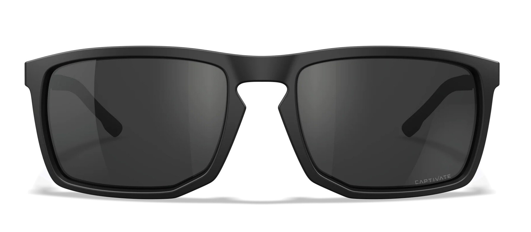 Wiley X Axe Tactical Glasses - Captivate Polarized Grey/Matte Black