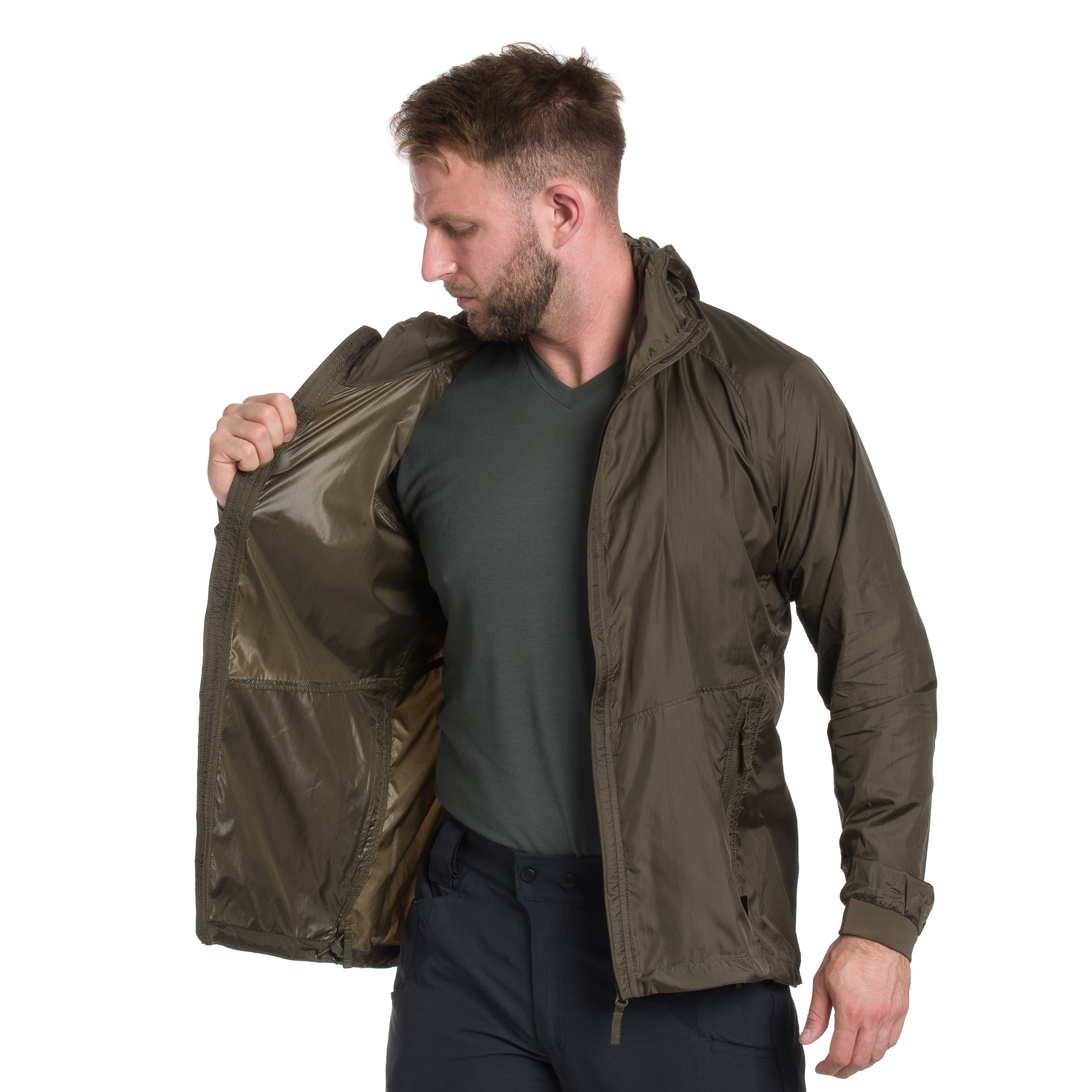 UF PRO Storm Chaser Windbreaker Jacket - Brown Grey